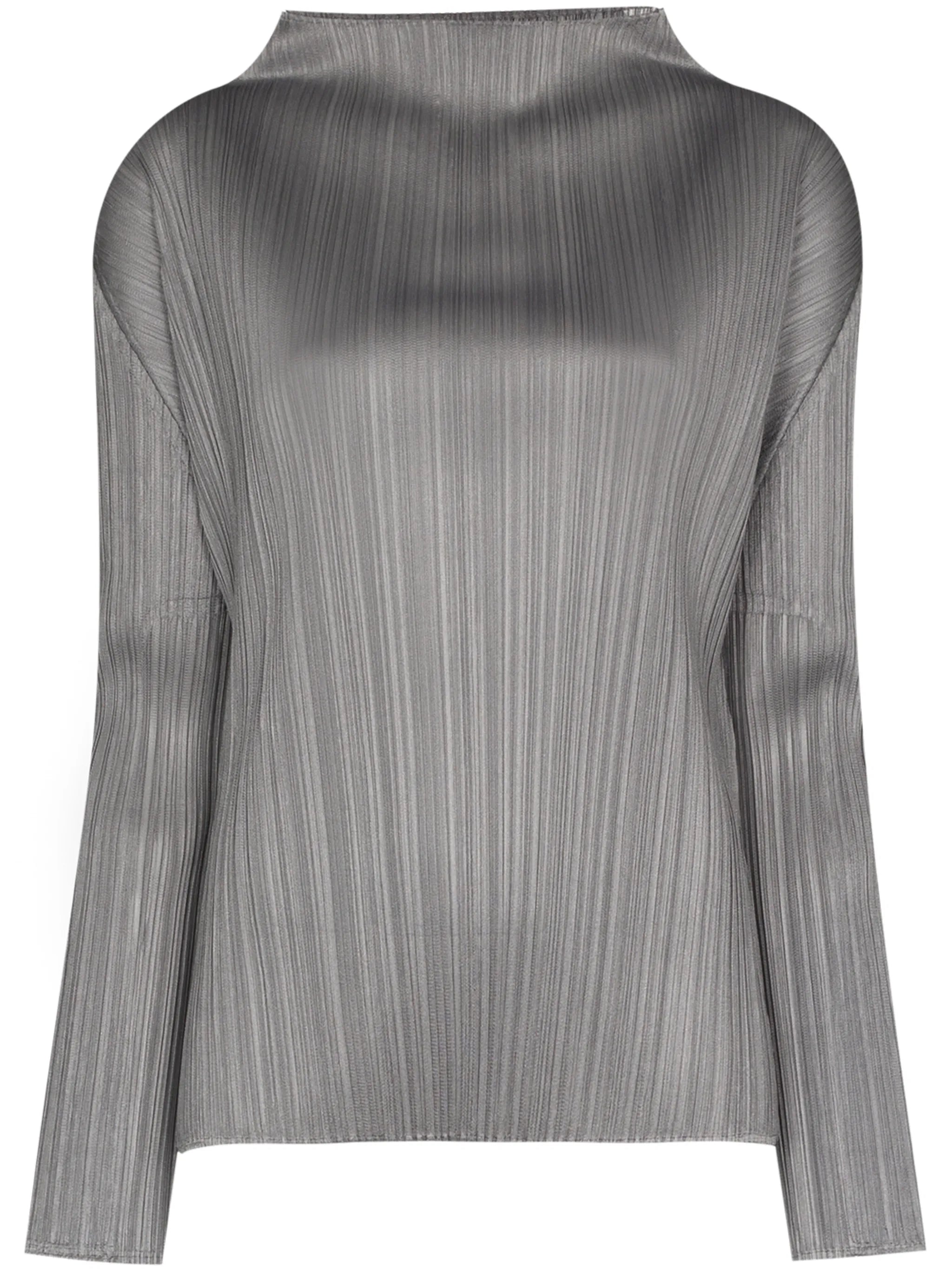 cowl-neck top