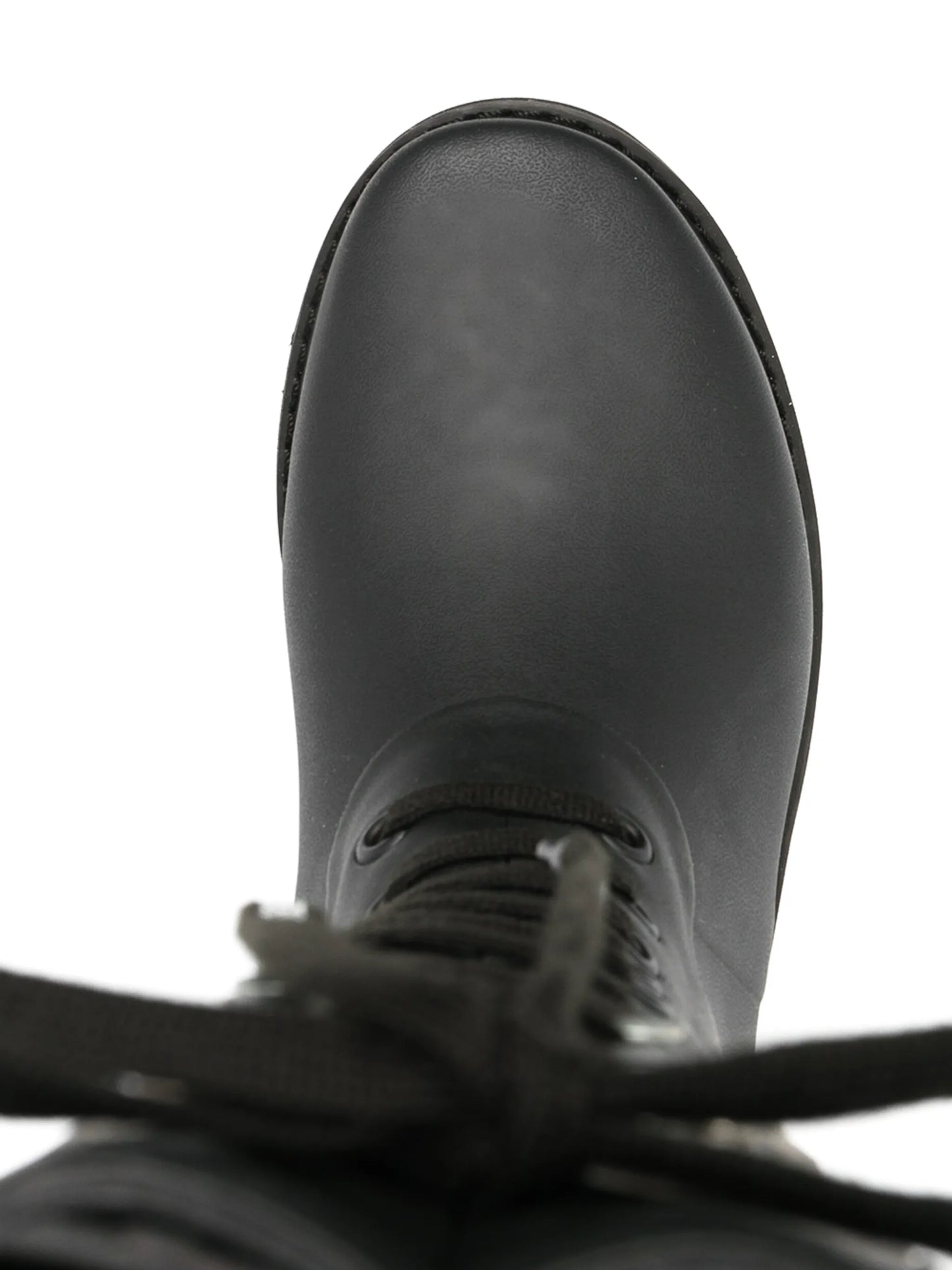 quote-motif lace-up riding boots
