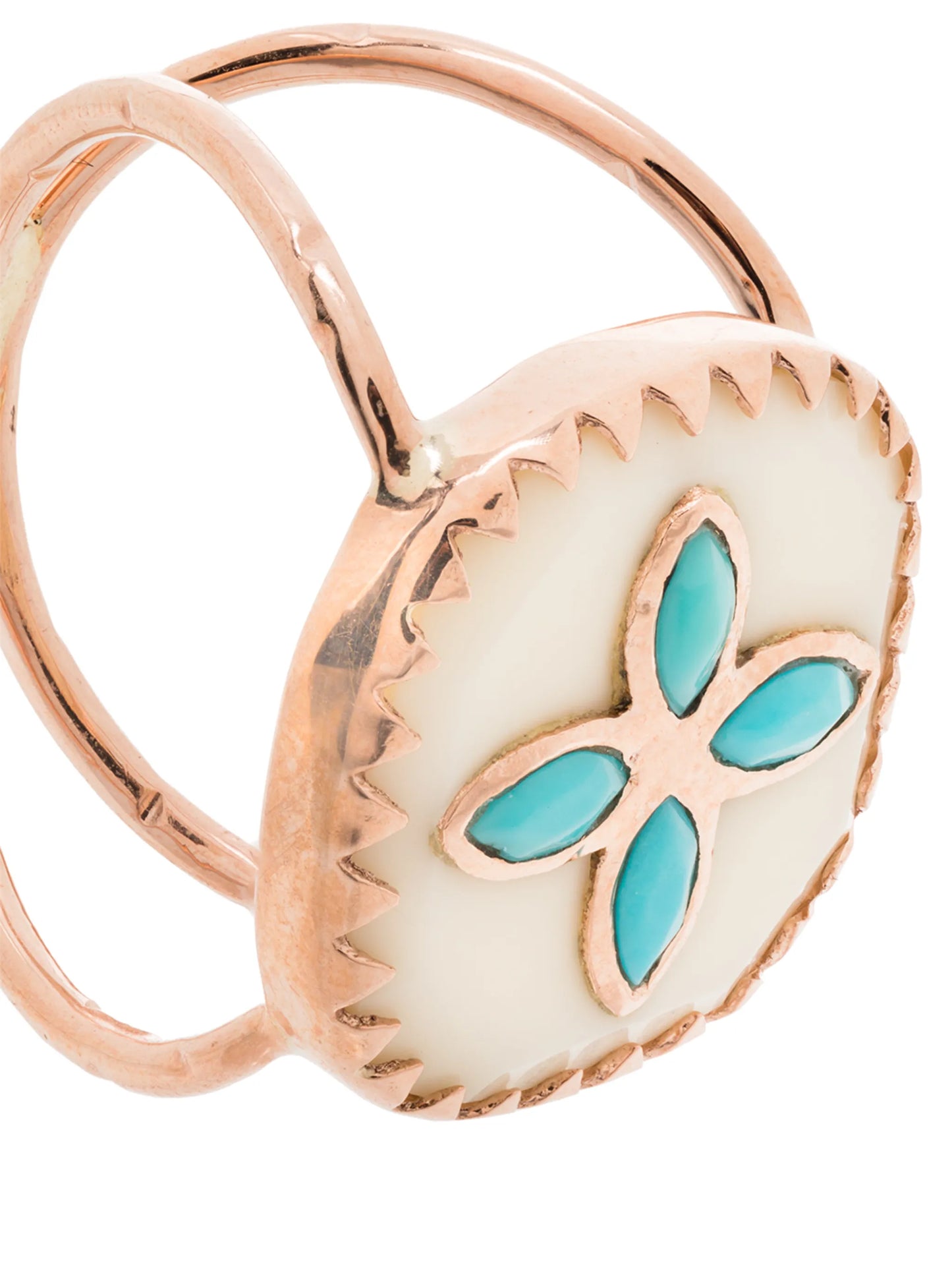 9kt rose gold cocktail ring