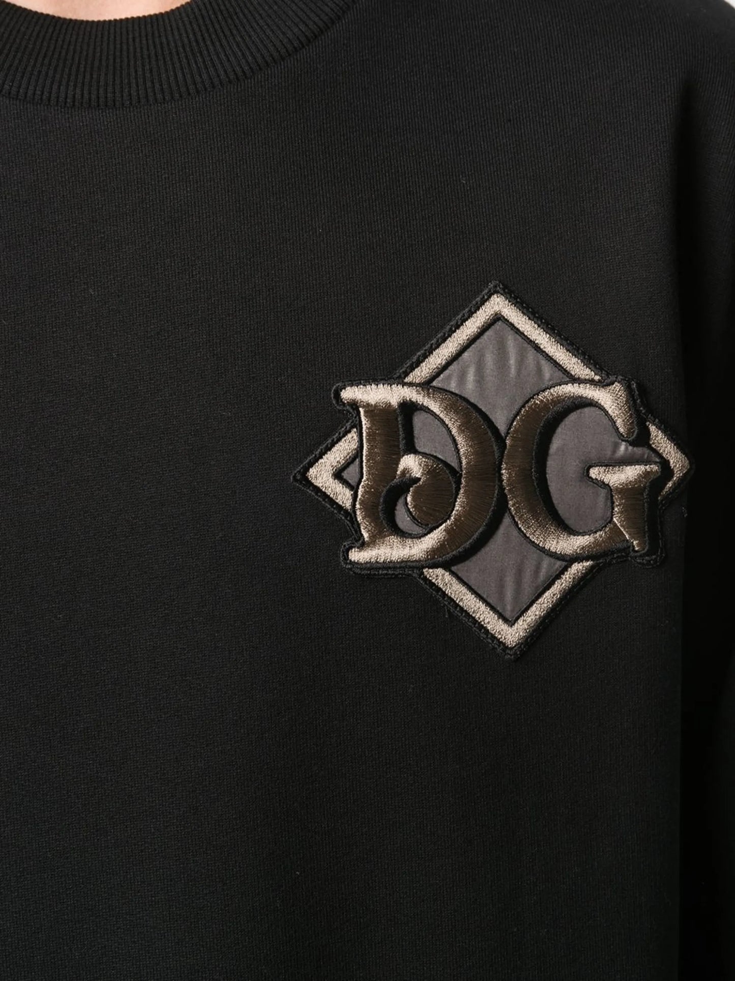 logo patch sweatshirt