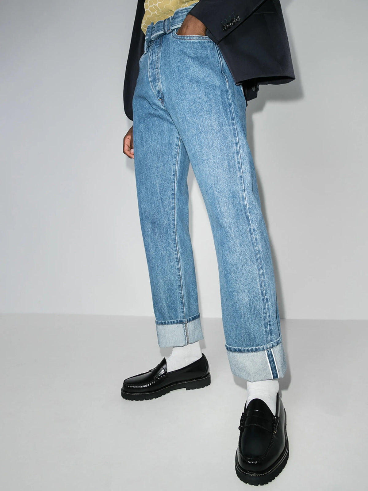 Weejuns 90s Larson Penny loafers in black leather