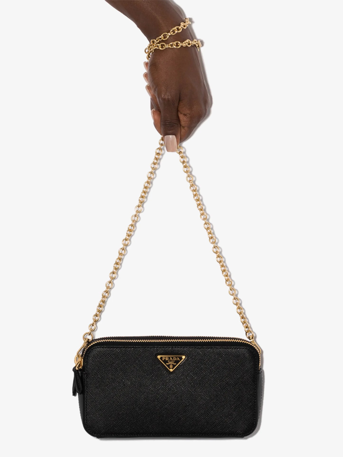mini Saffiano crossbody bag