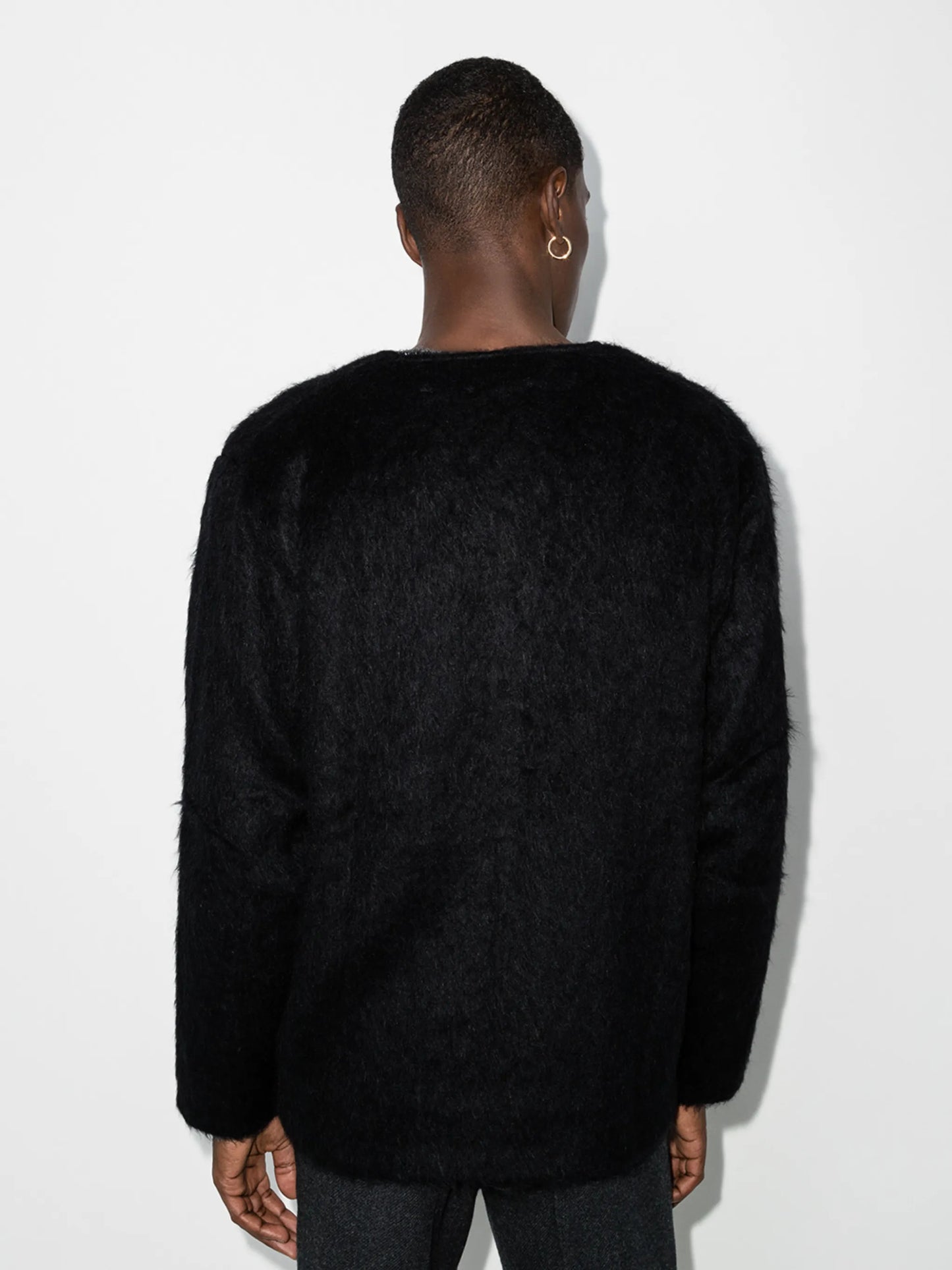 buttoned cardigan