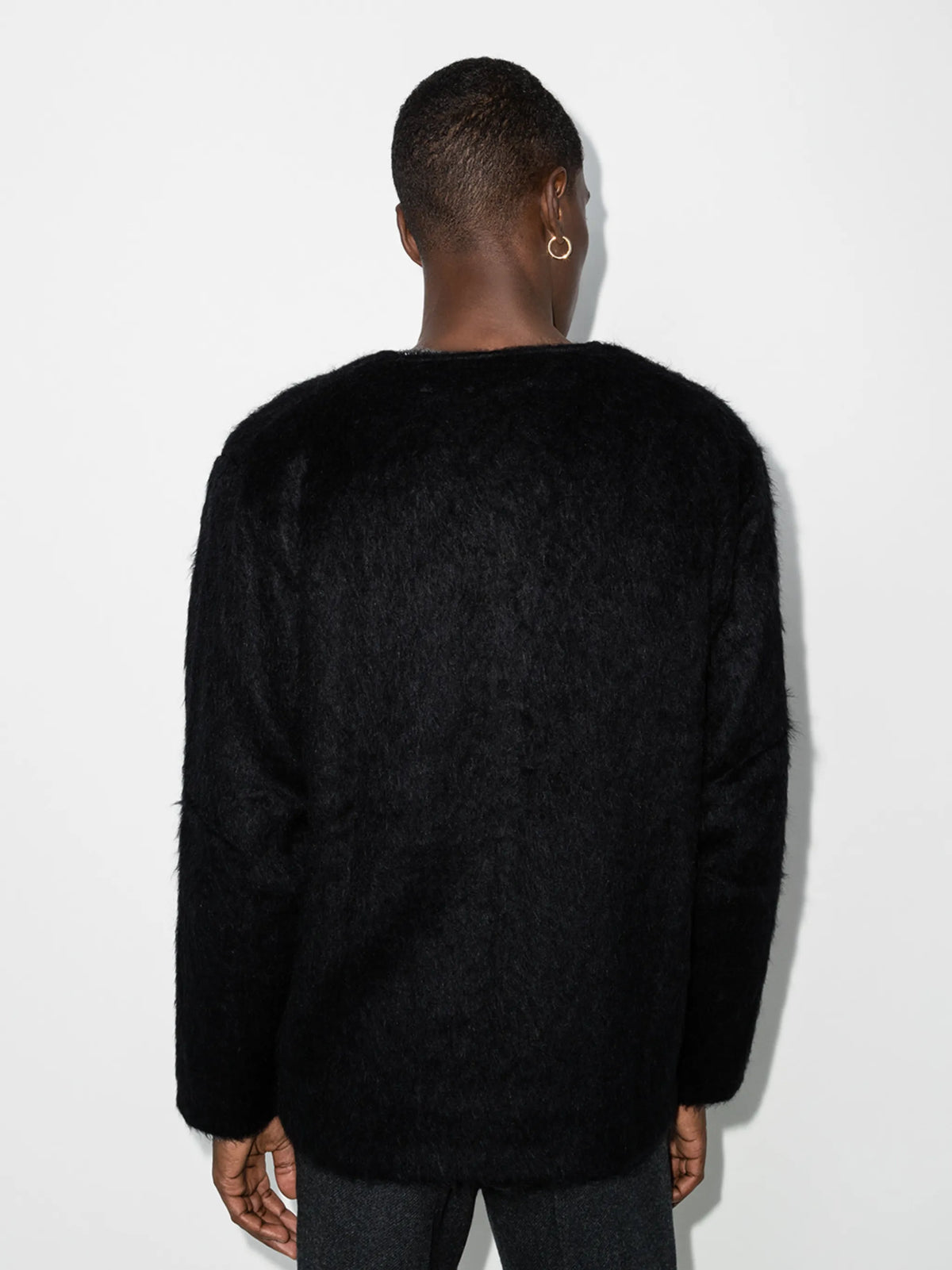 buttoned cardigan
