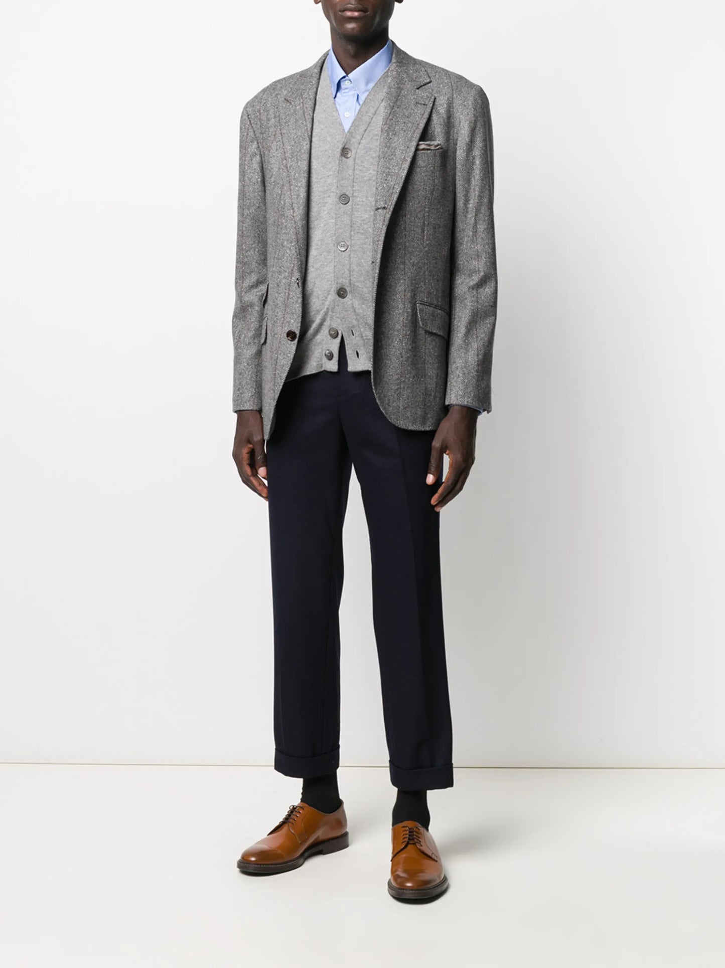 plain blue cotton shirt
