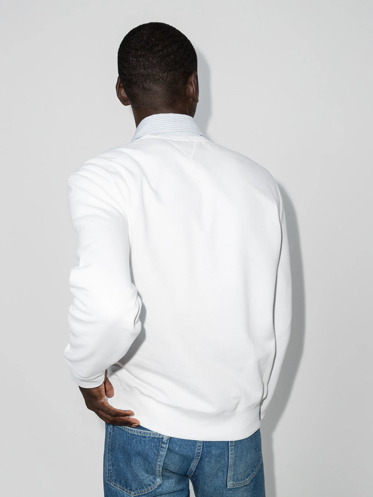 logo-embroidered crew-neck sweatshirt