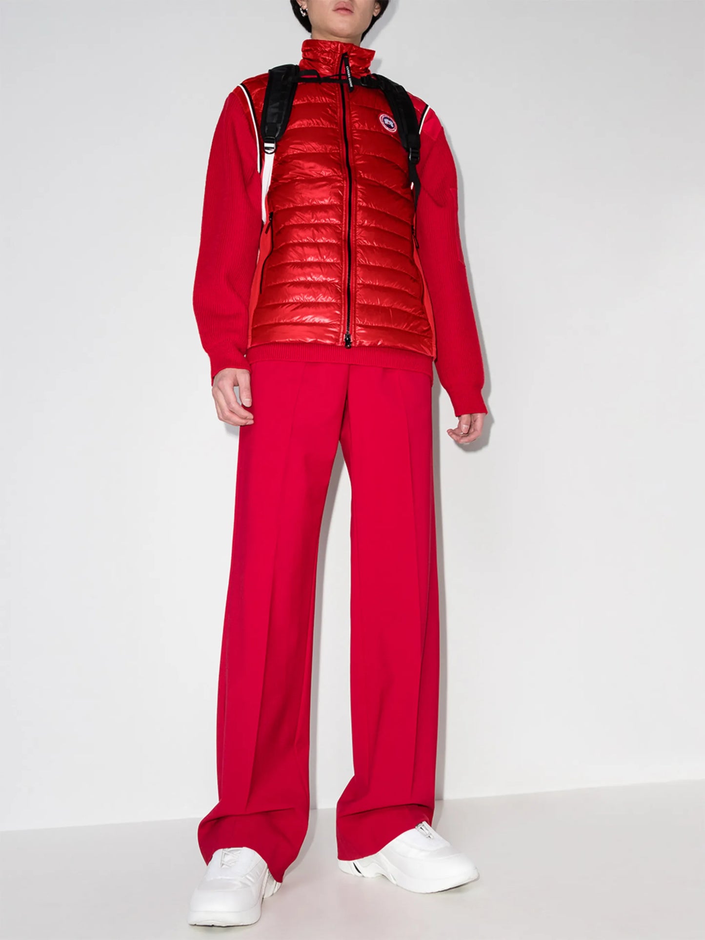 zip-up padded gilet