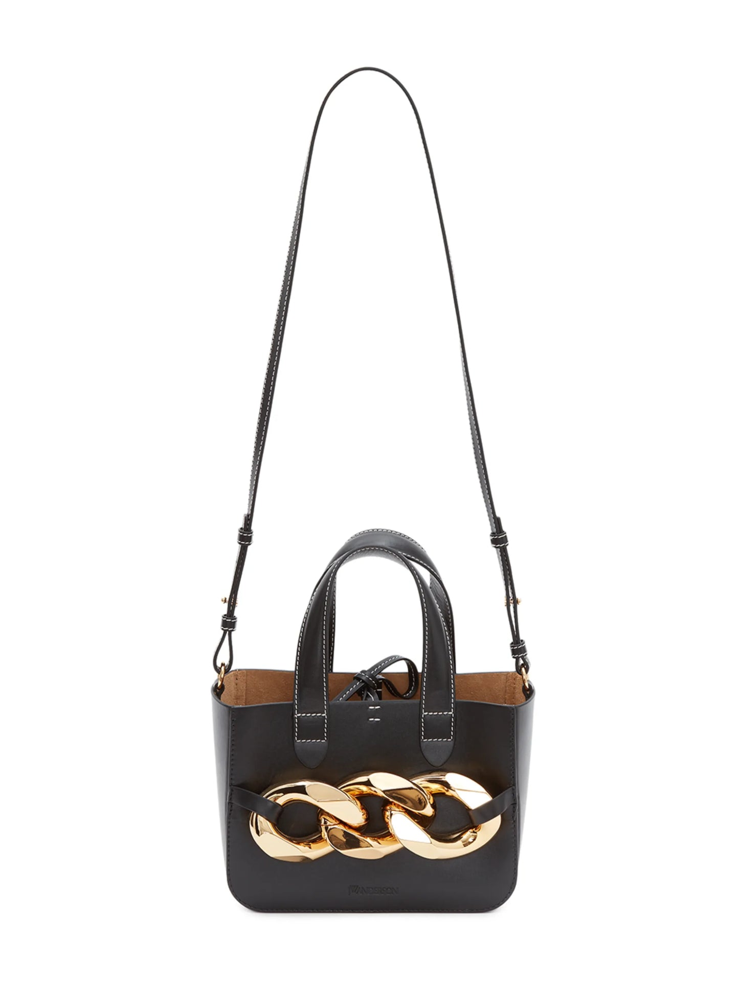 chain-link detail tote bag