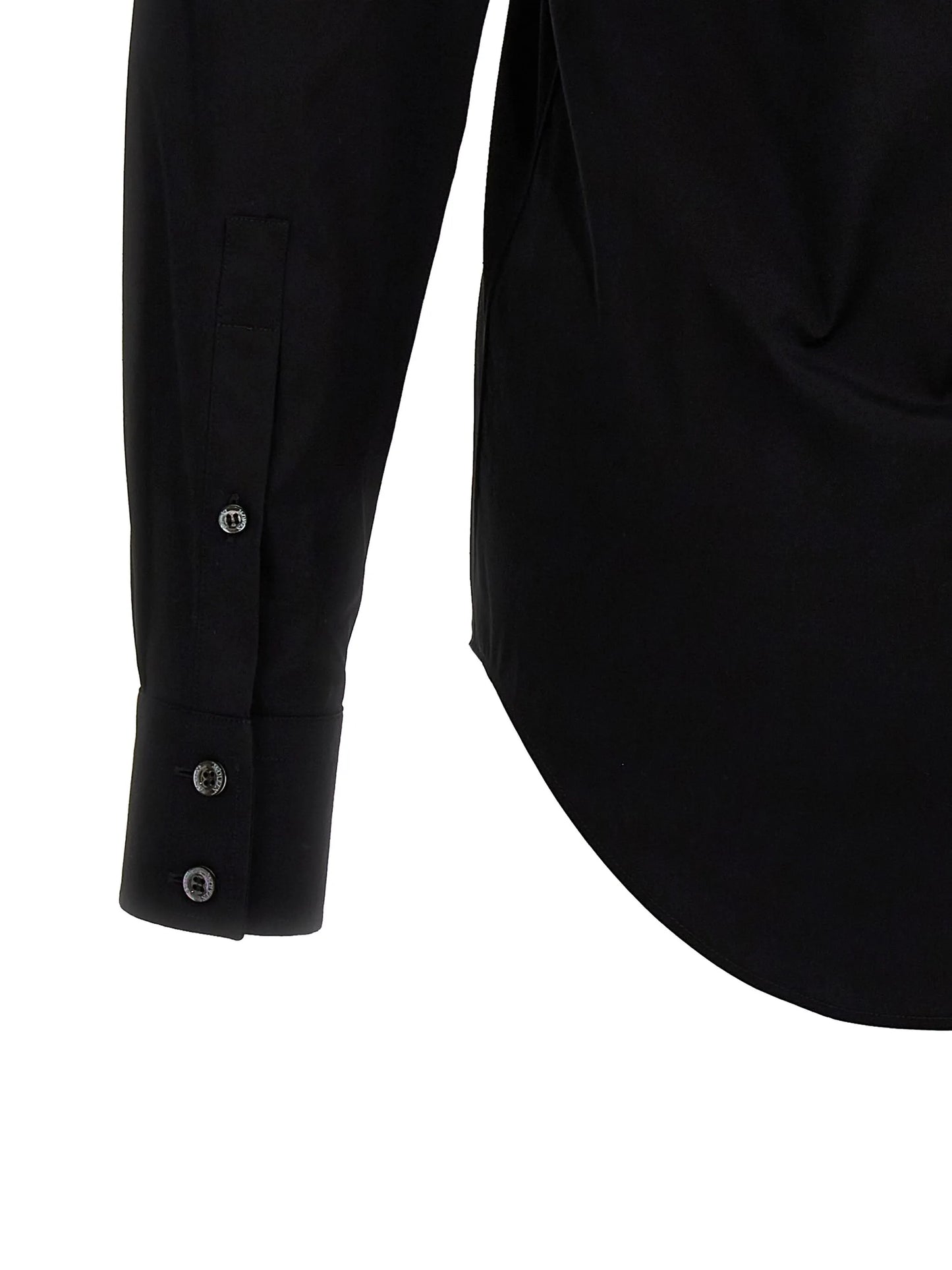 buckle-detail shirt