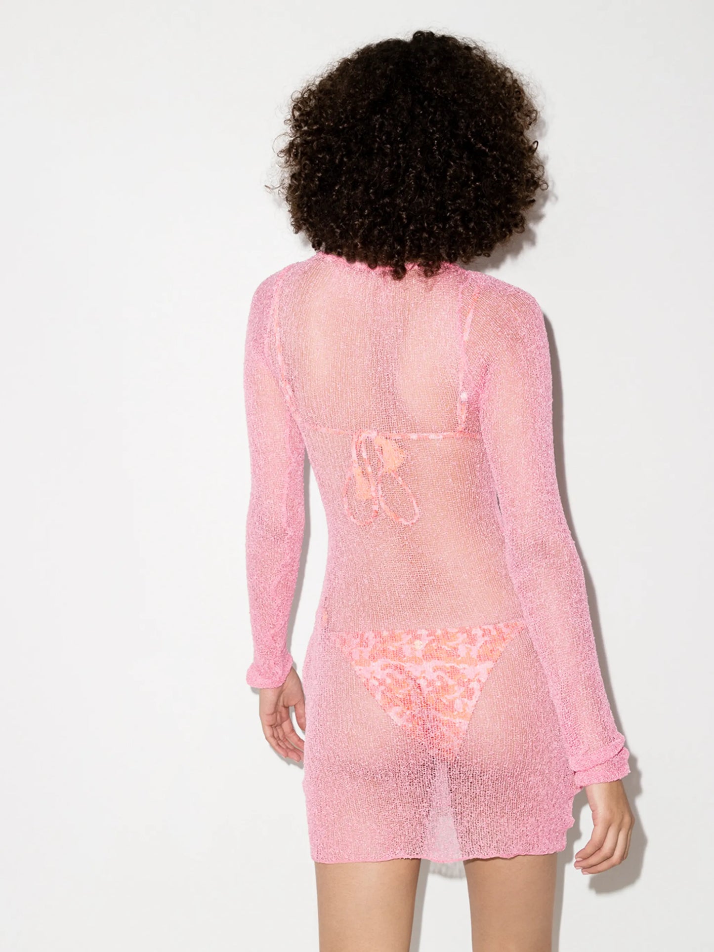 Andy sheer mini dress