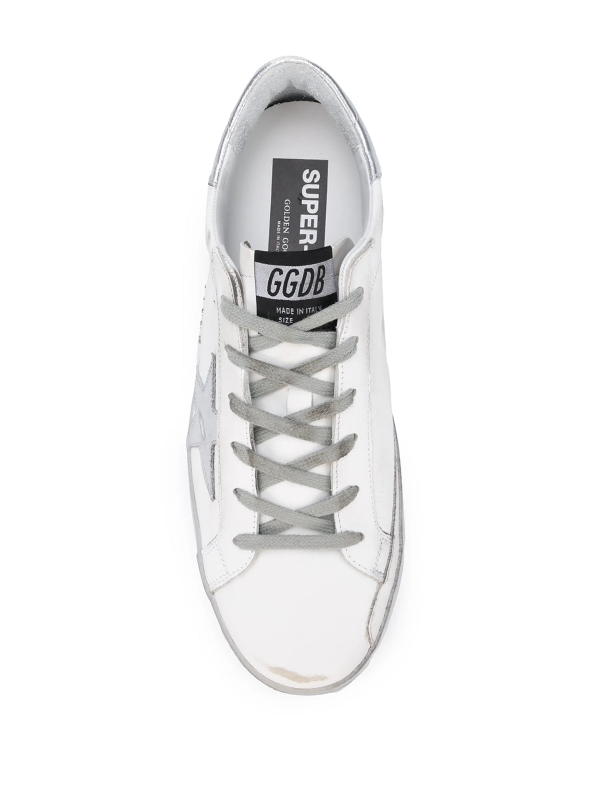 Super-Star sneakers with foxing and metal stud lettering