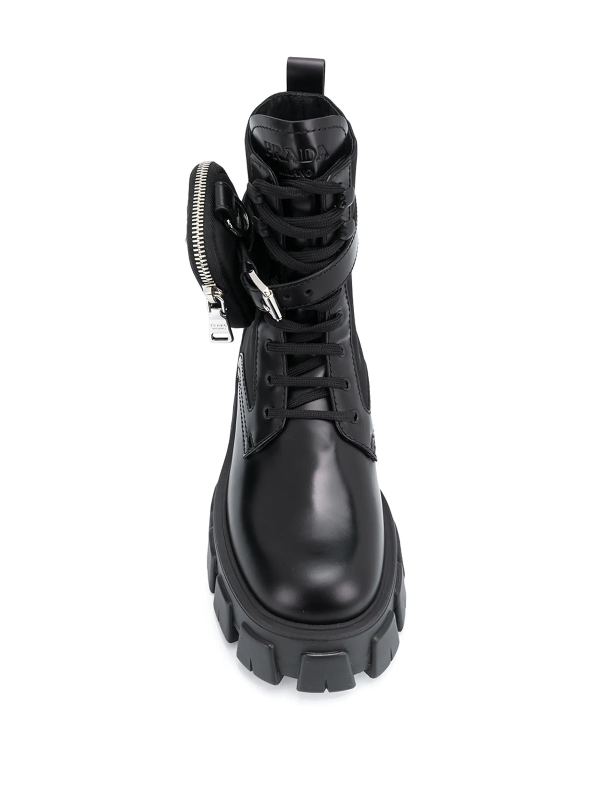 belted combat boots