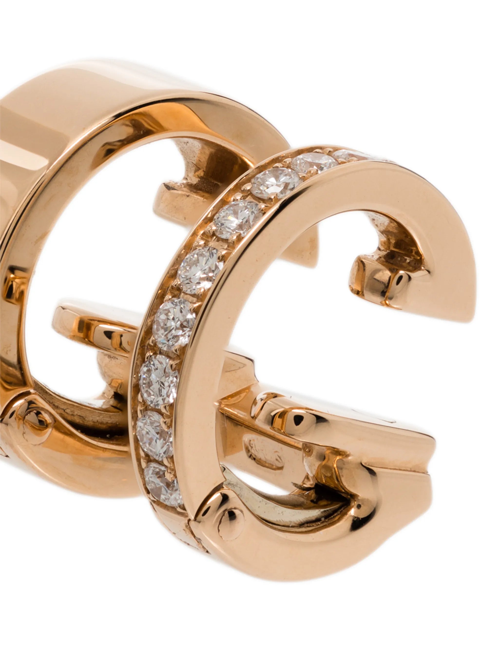 18kt rose gold Berbere diamond earring cuff