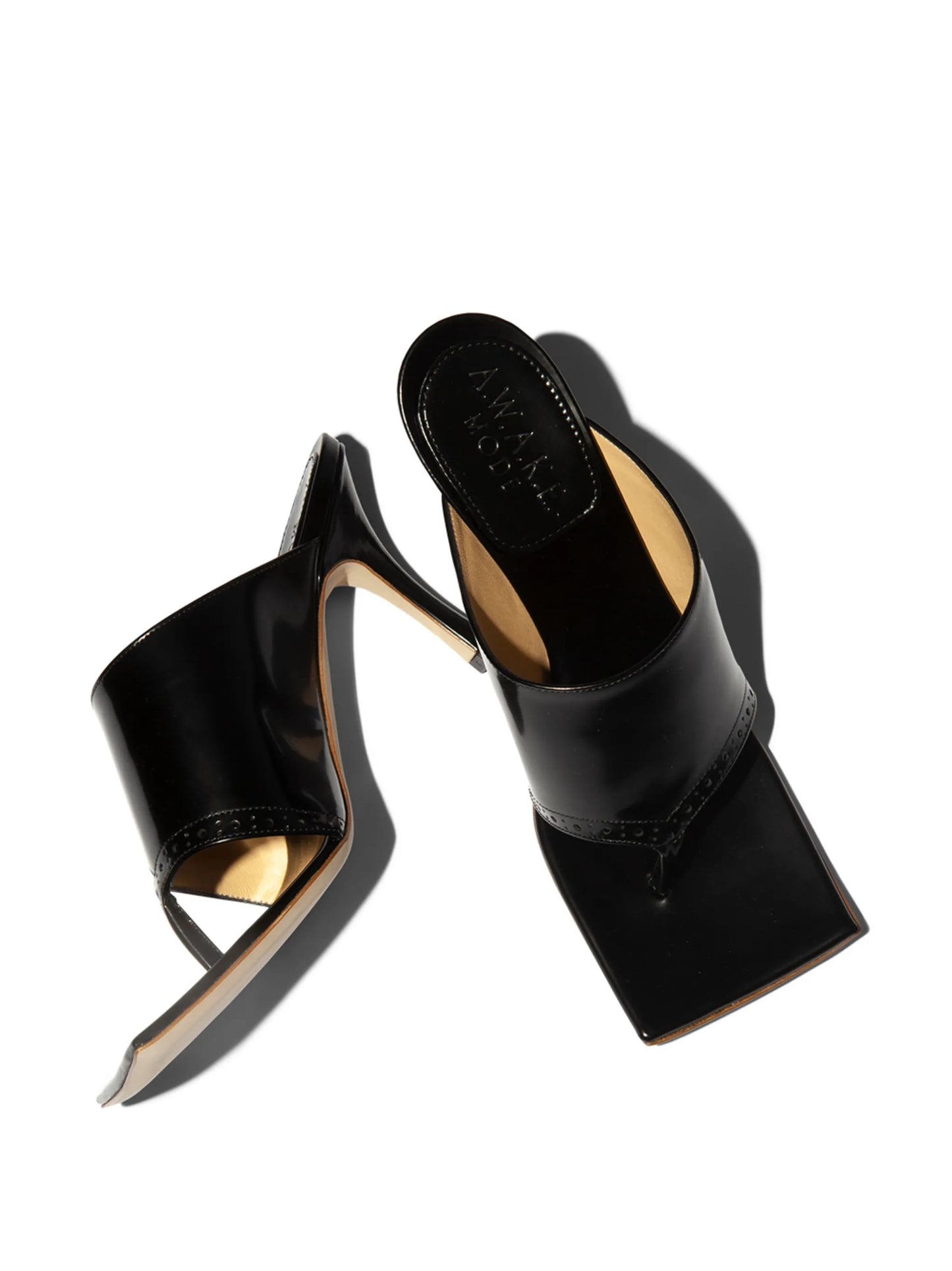 Katie 75mm square-toe sandals
