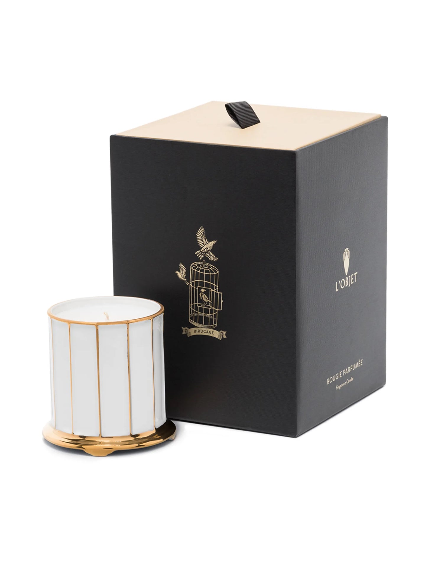 Birdcage single-wick candle