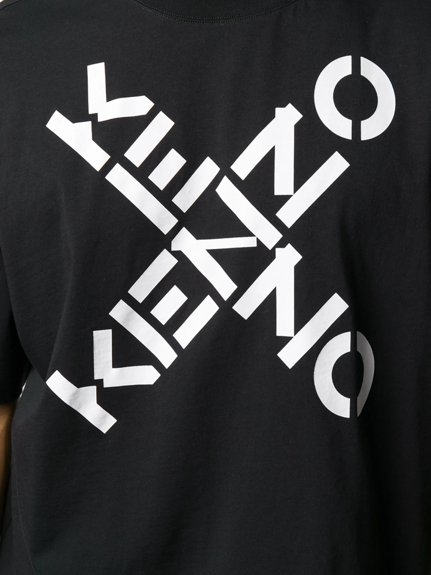 Crossed Logo crew-neck T-shirt