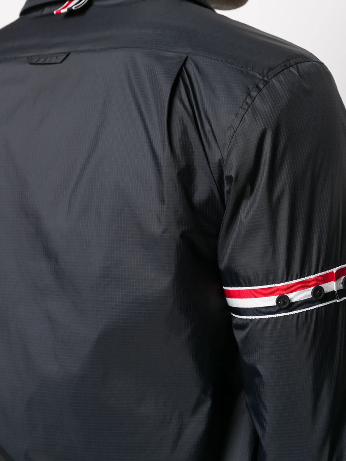 armband zip-up jacket