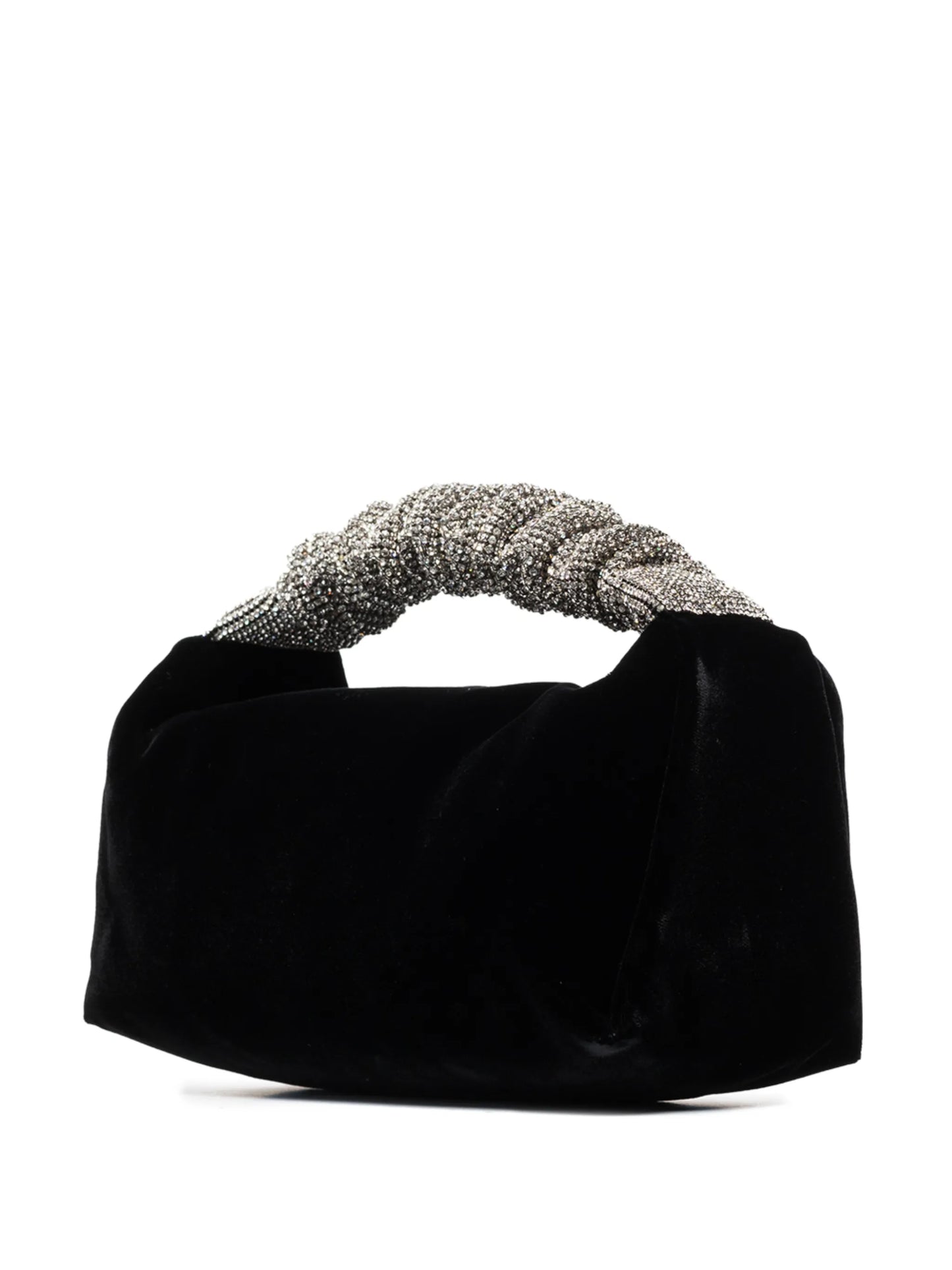 Scrunchie rhinestone-embellished mini bag