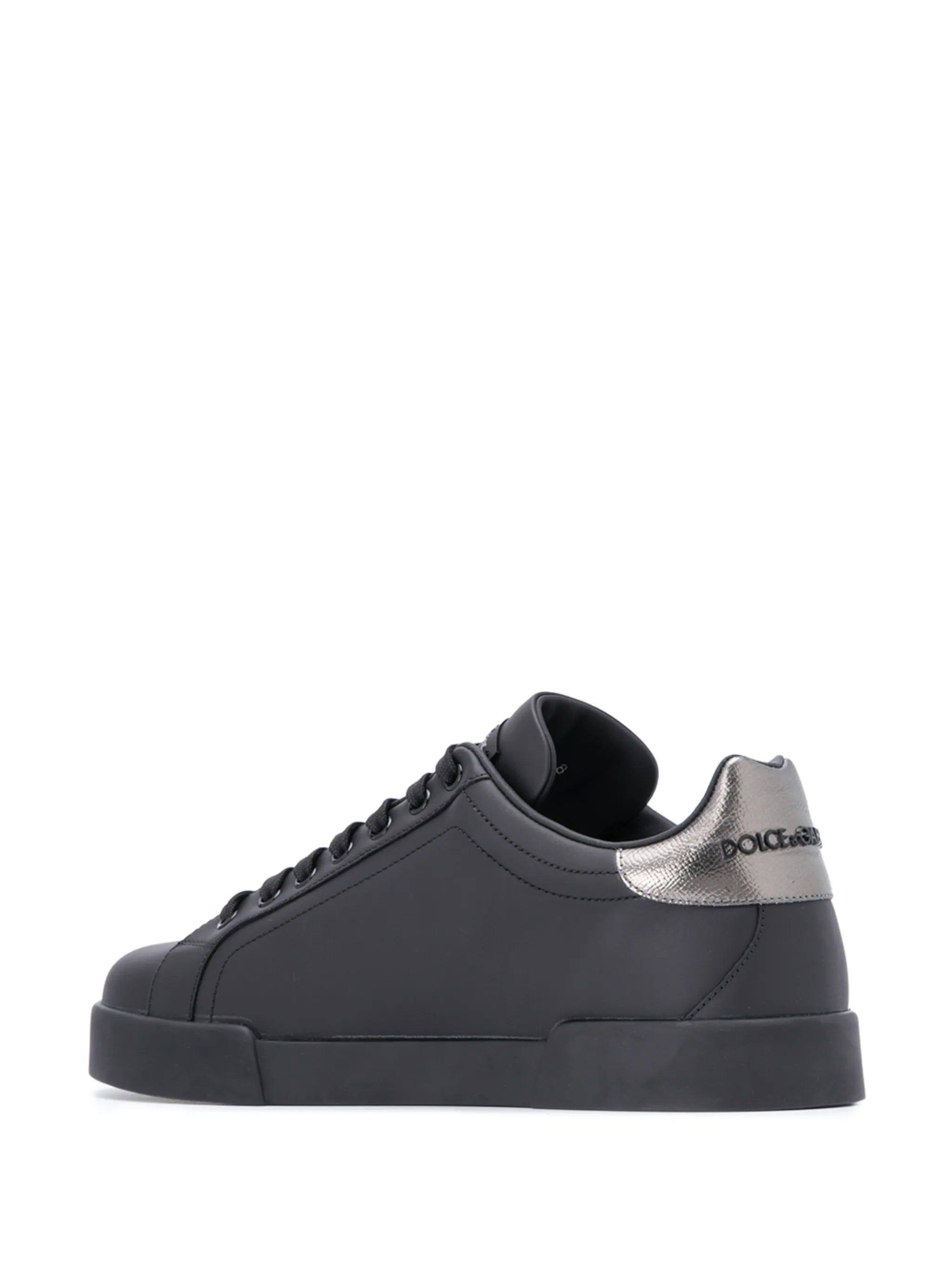 Portofino crown-patch leather sneakers