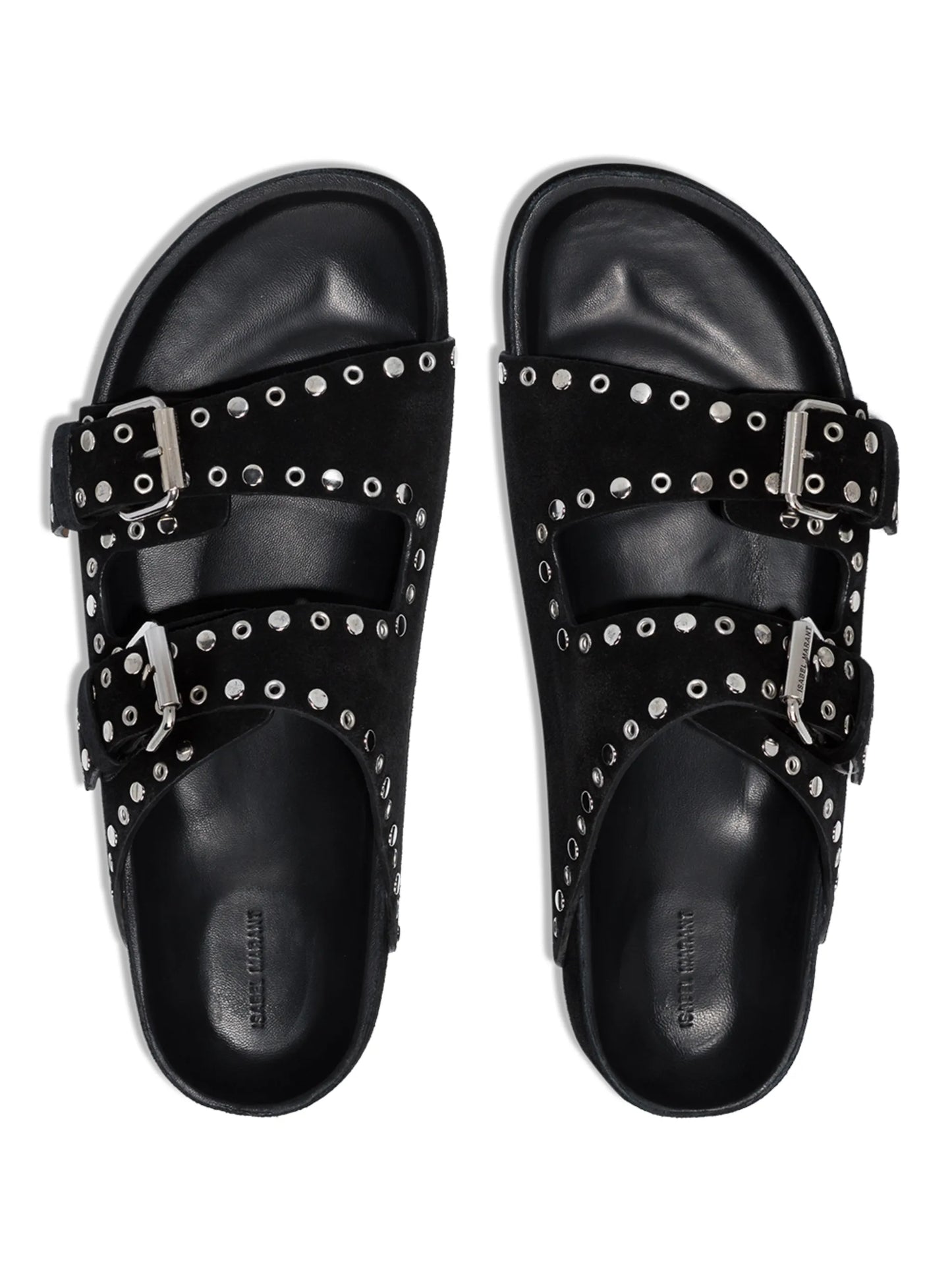 Lennyo stud-embellished suede sandals