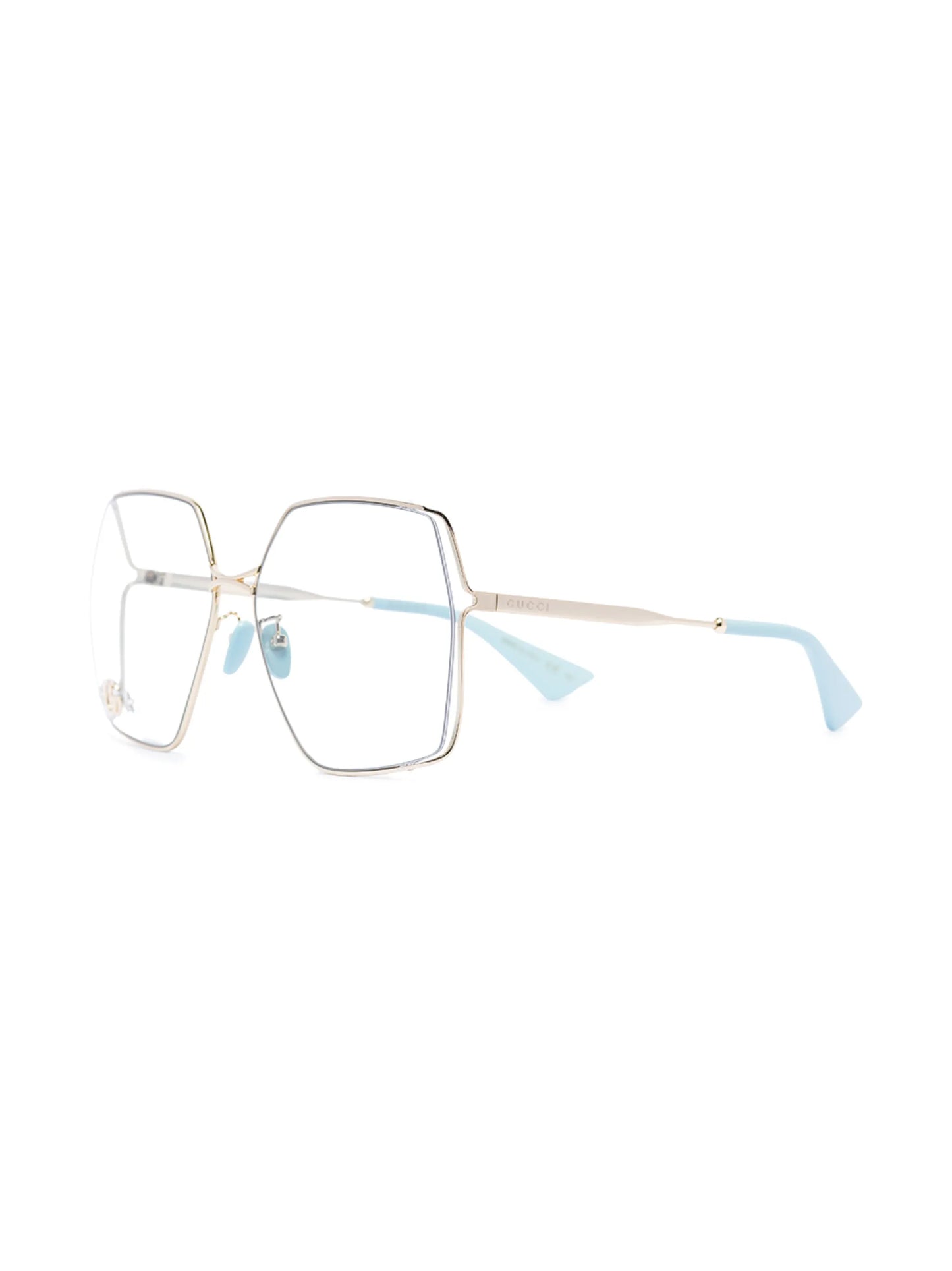 Fork square-frame optical glasses