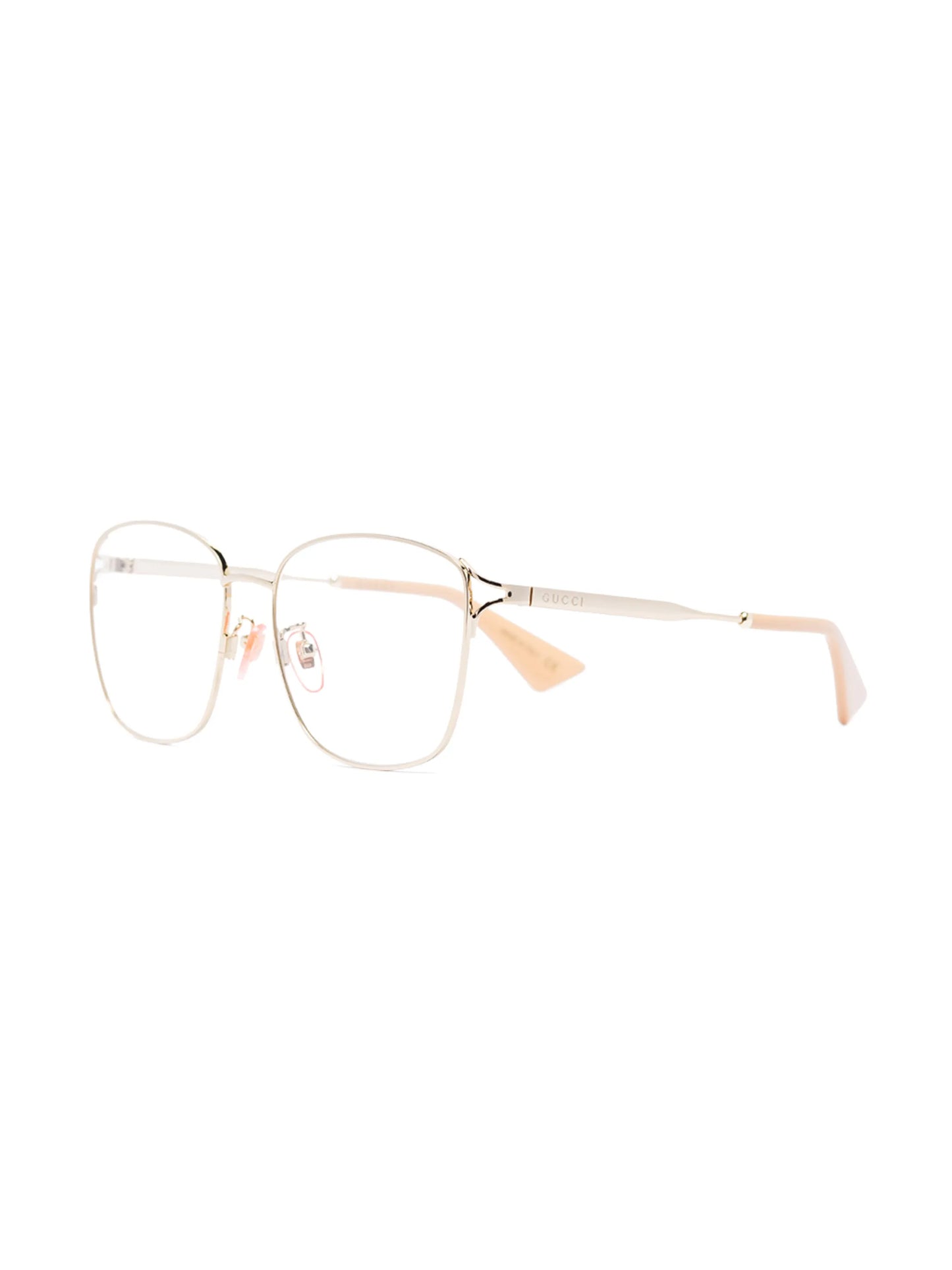 Fork square-frame glasses