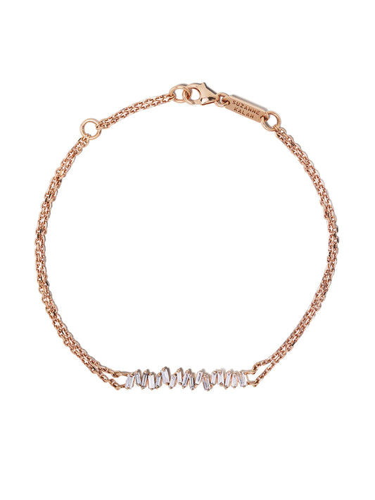 18kt rose gold diamond bracelet
