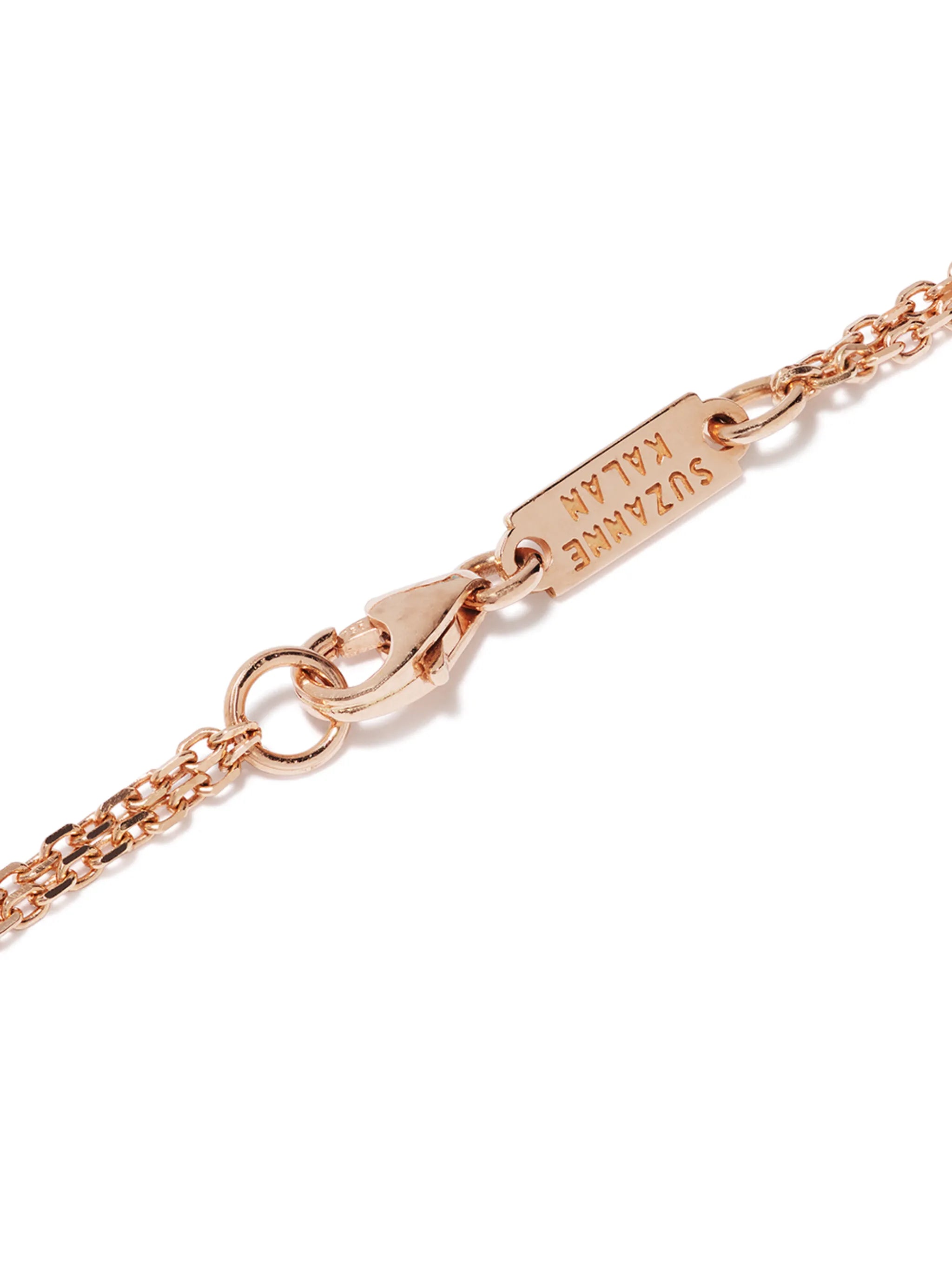 18kt rose gold diamond bracelet