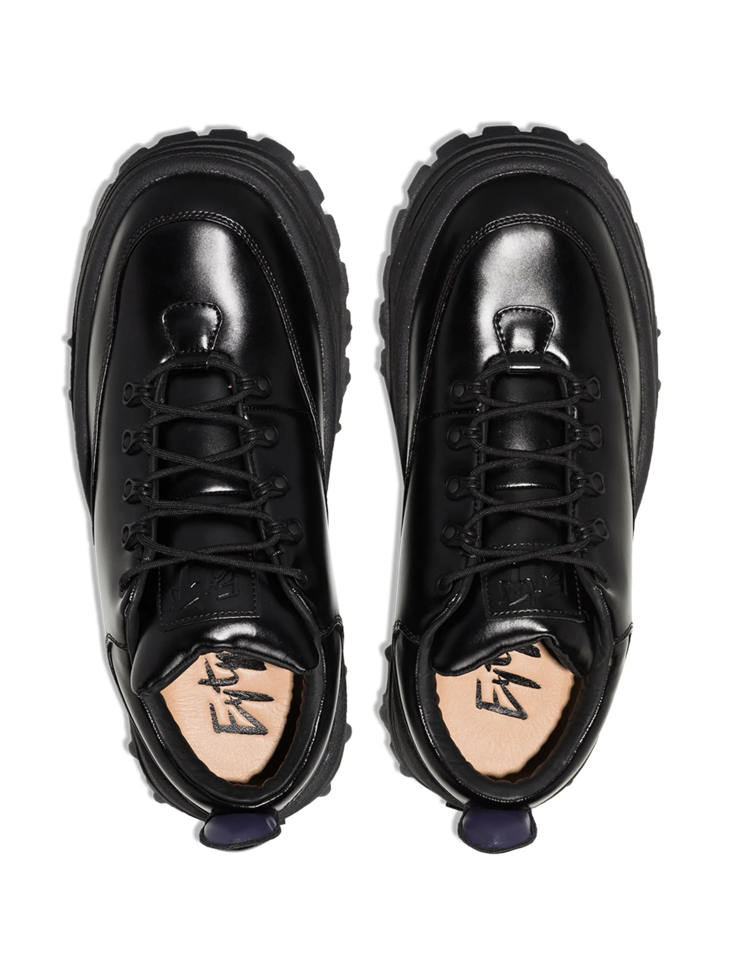 lace-up leather sneakers