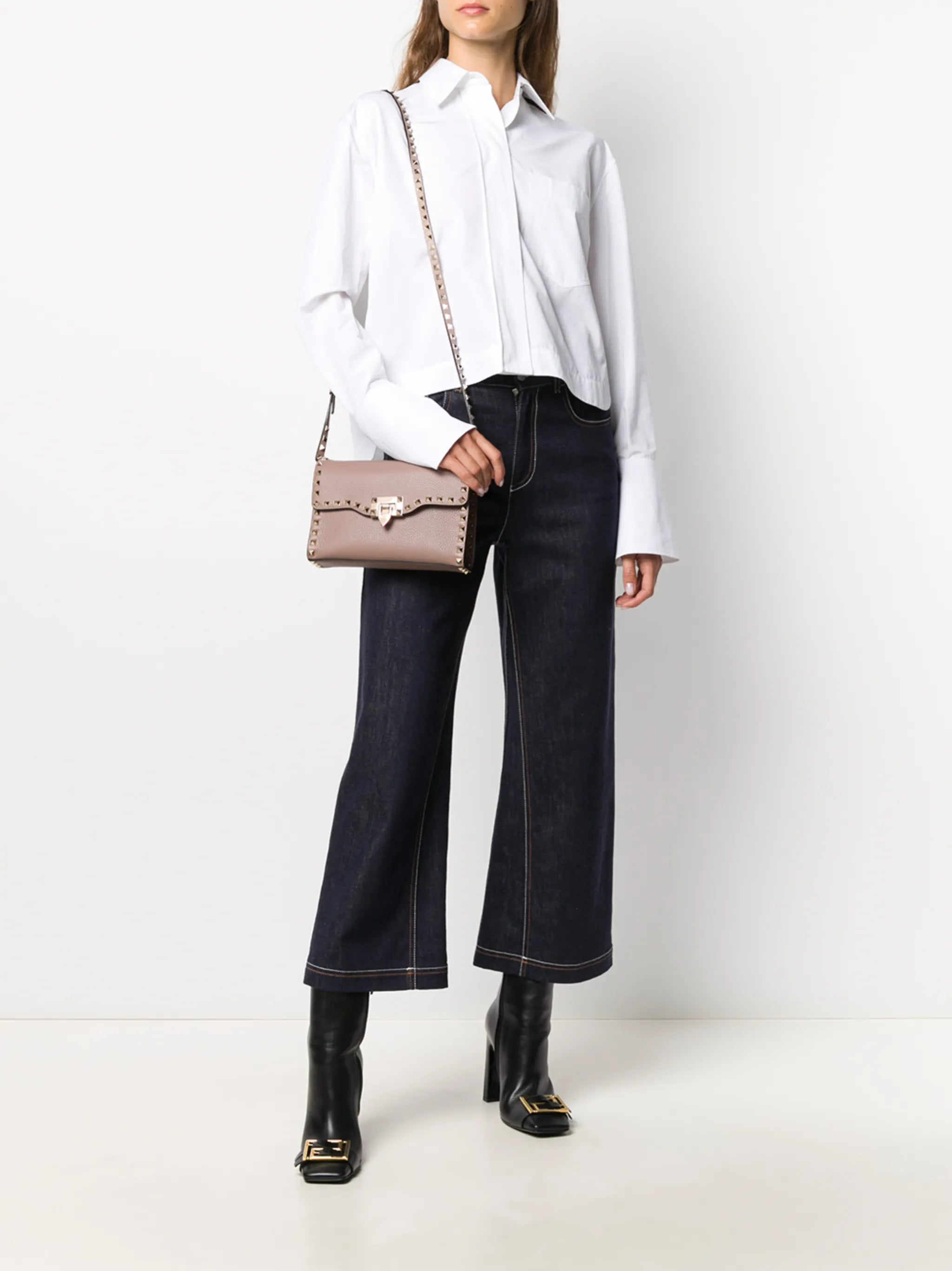 small Rockstud cross body bag