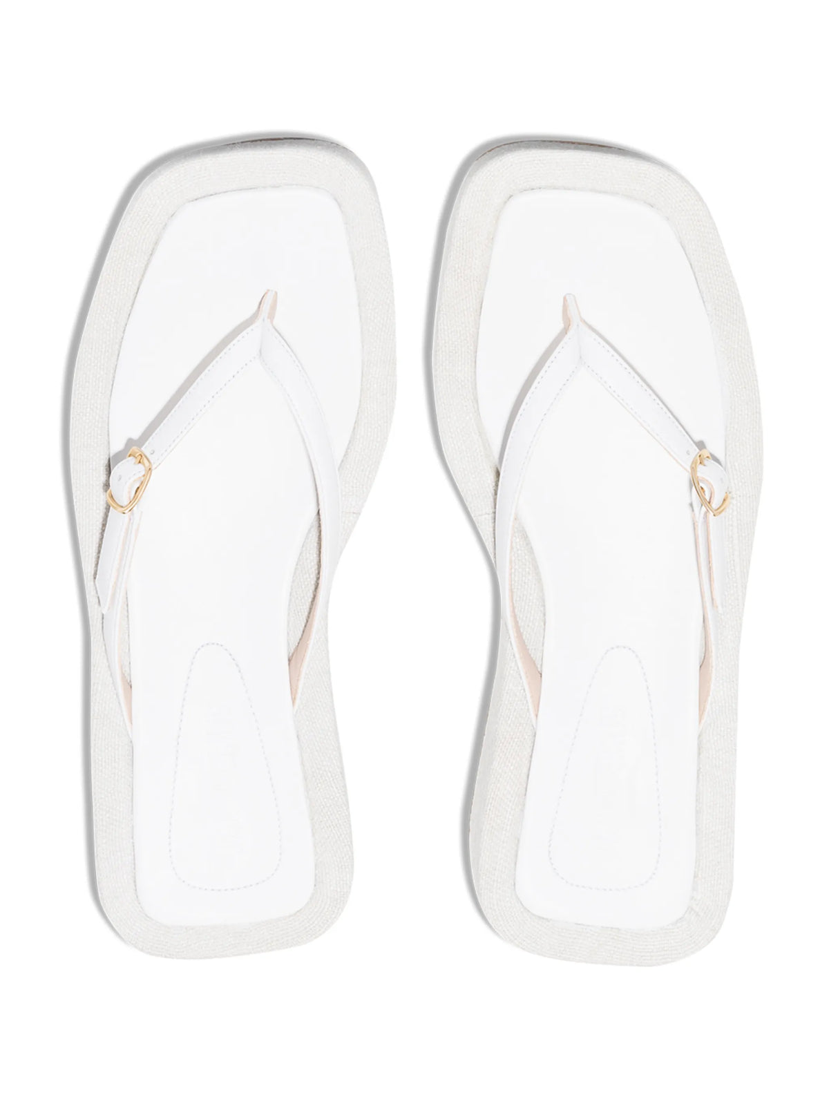 Les Tatanes Lin flatform sandals