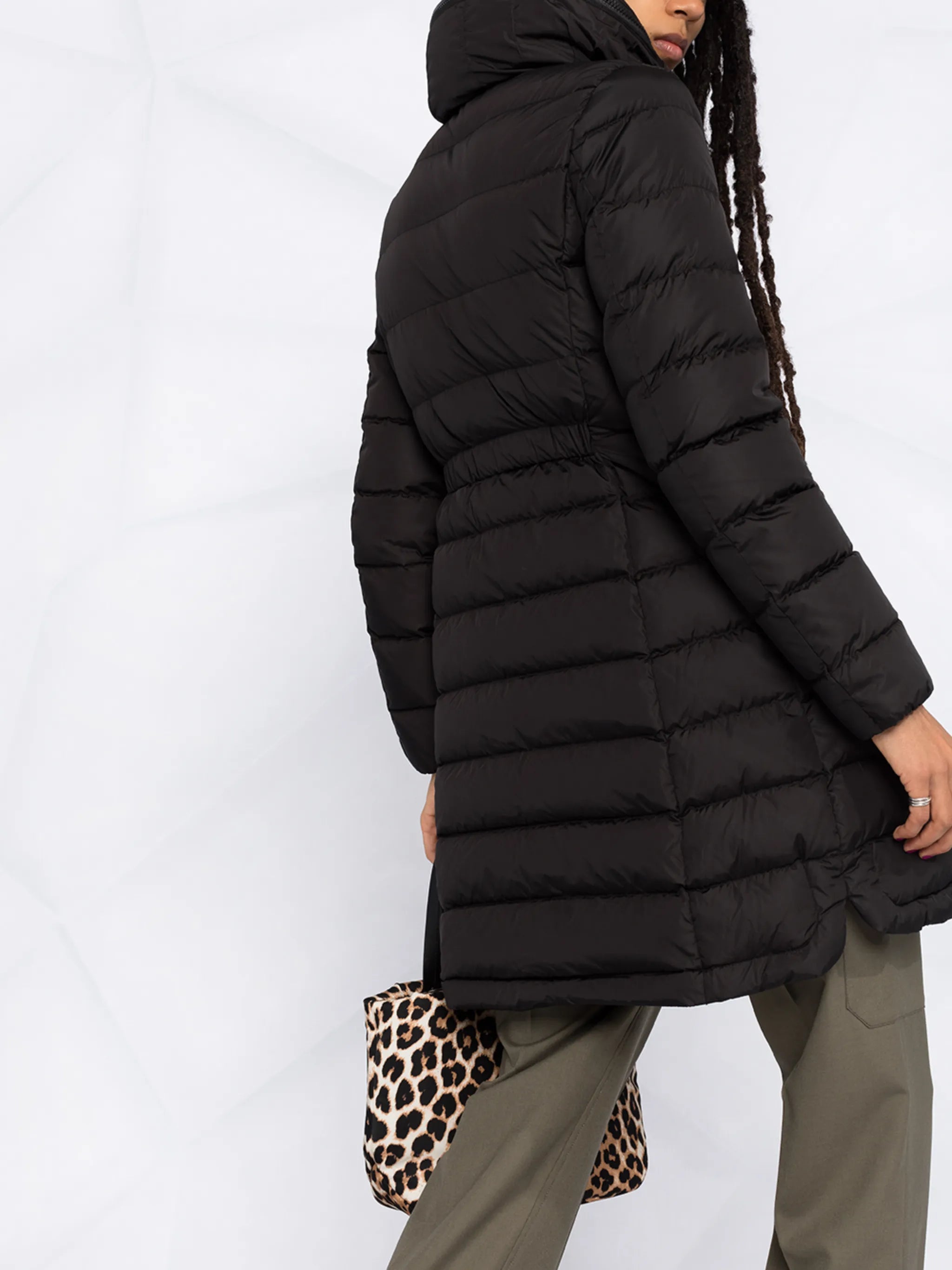 Flammette puffer coat