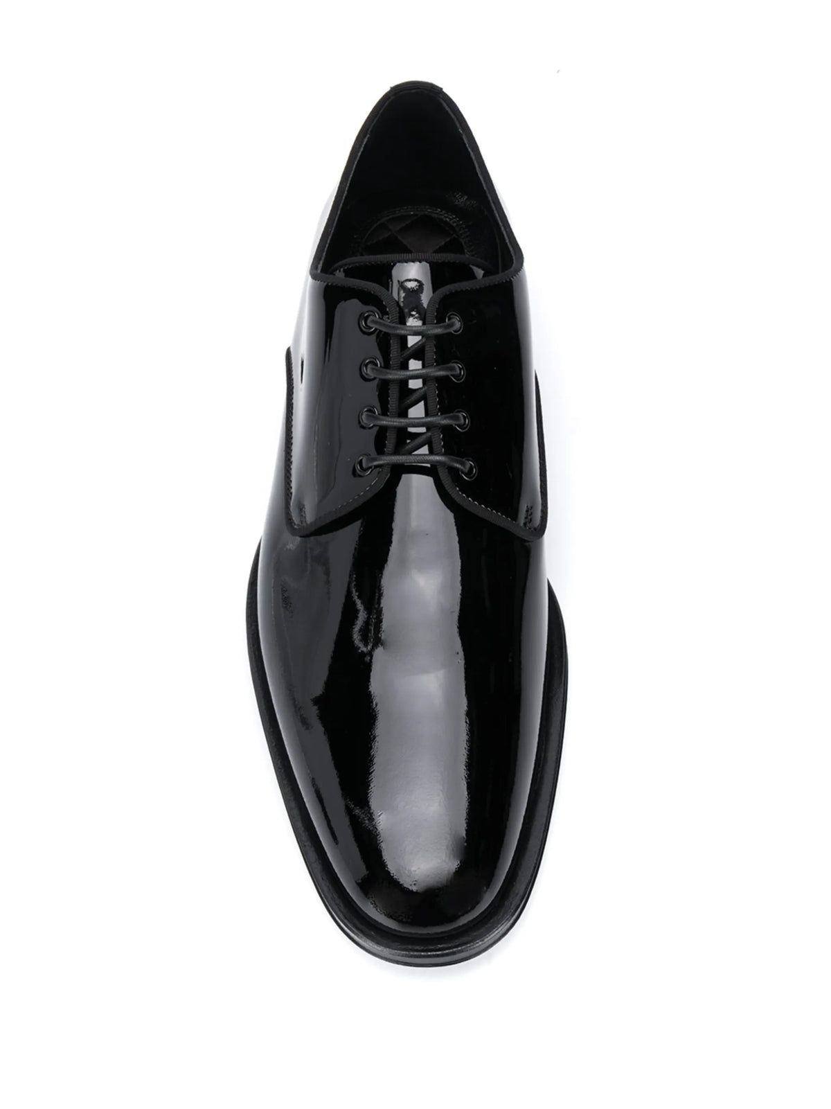 patent leather derby shoes