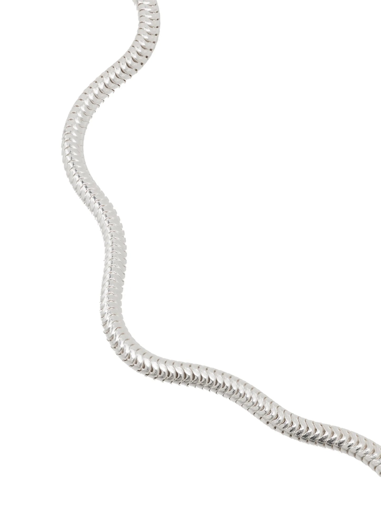 Serilda snake-chain necklace