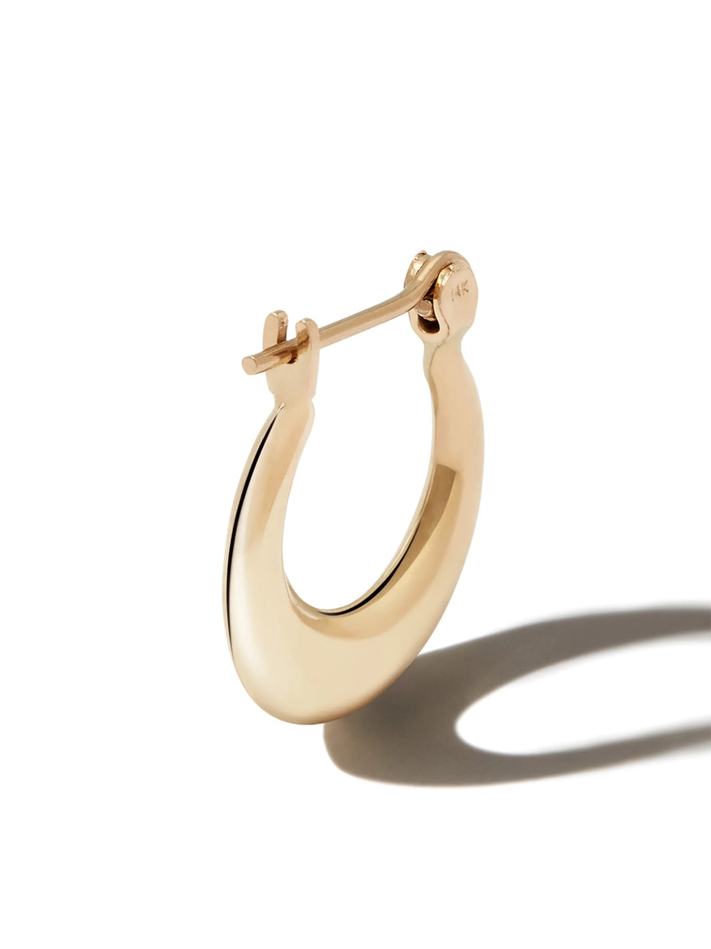 14kt yellow gold Mini Pirate hoop earrings