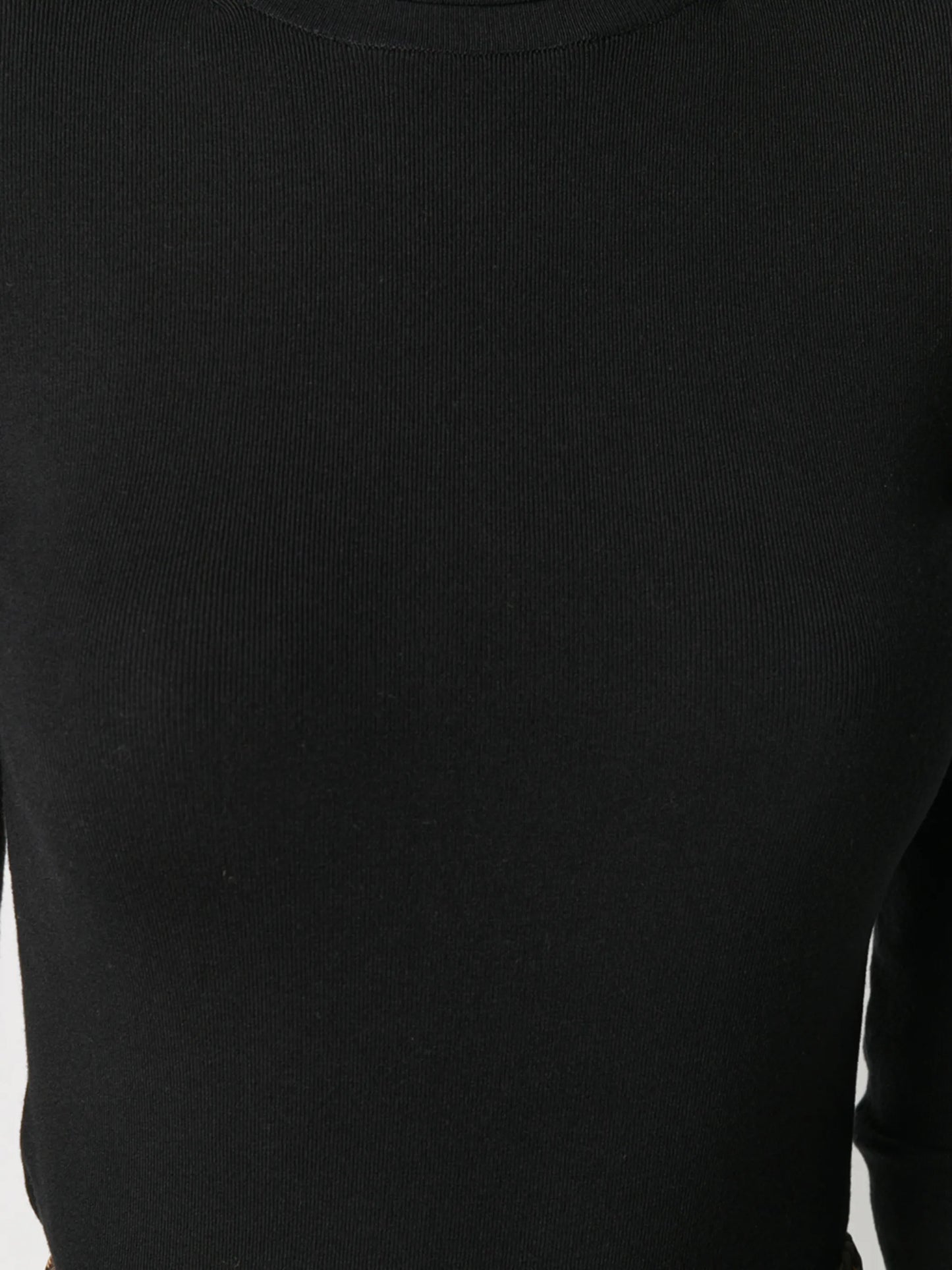 silk stretch turtleneck jumper
