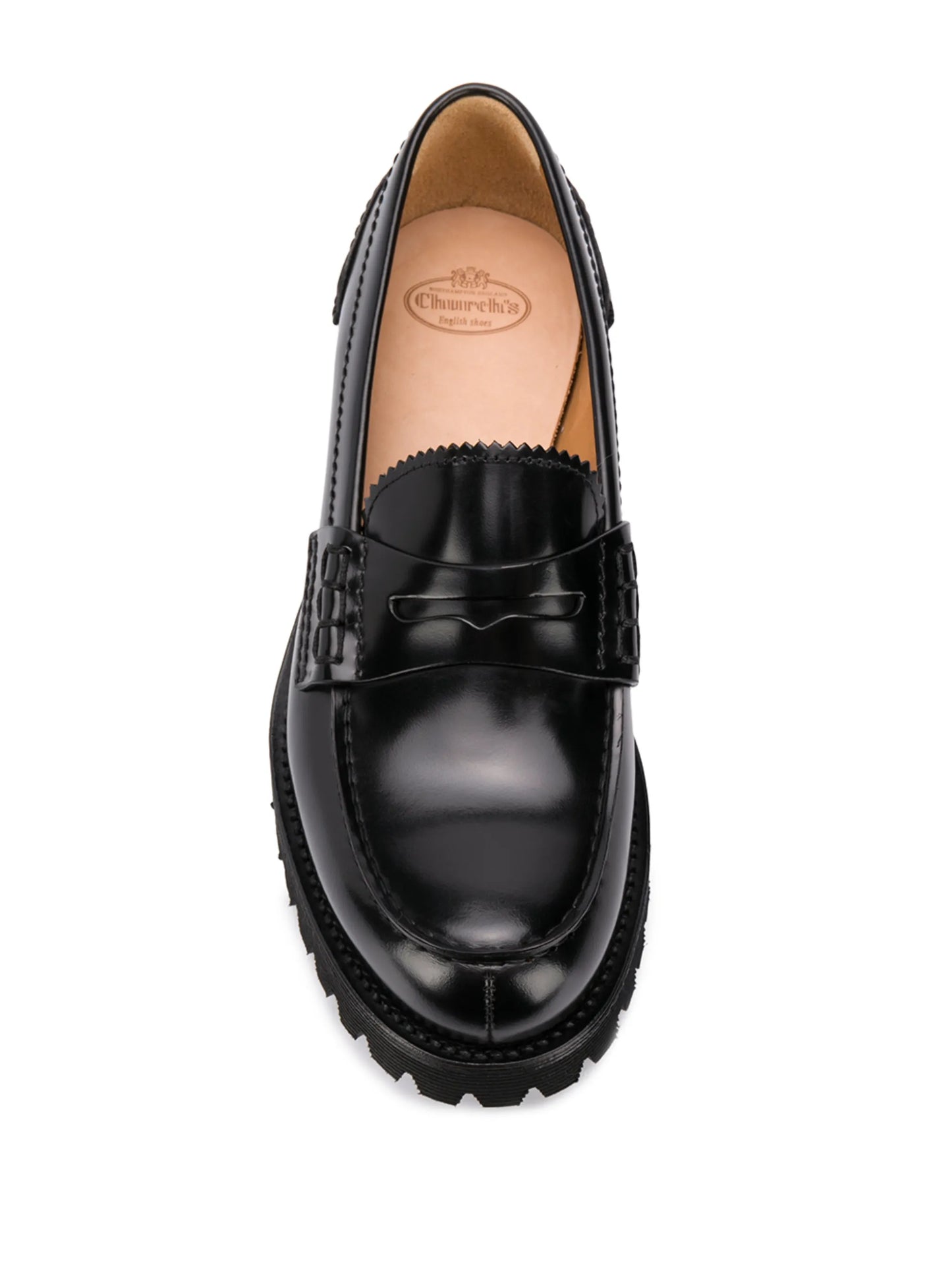 Cameron brushed leather loafers