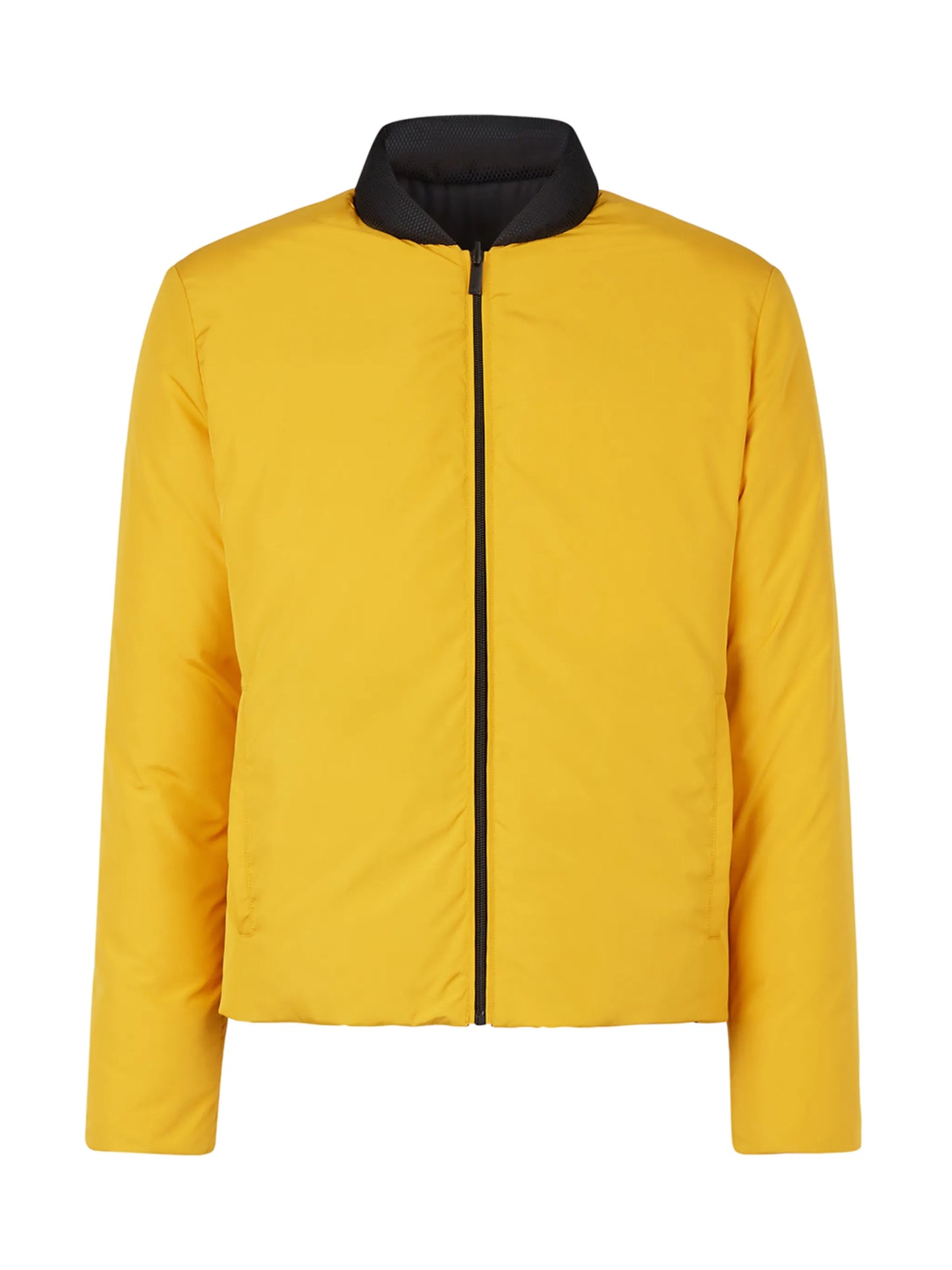 logo reversible padded jacket