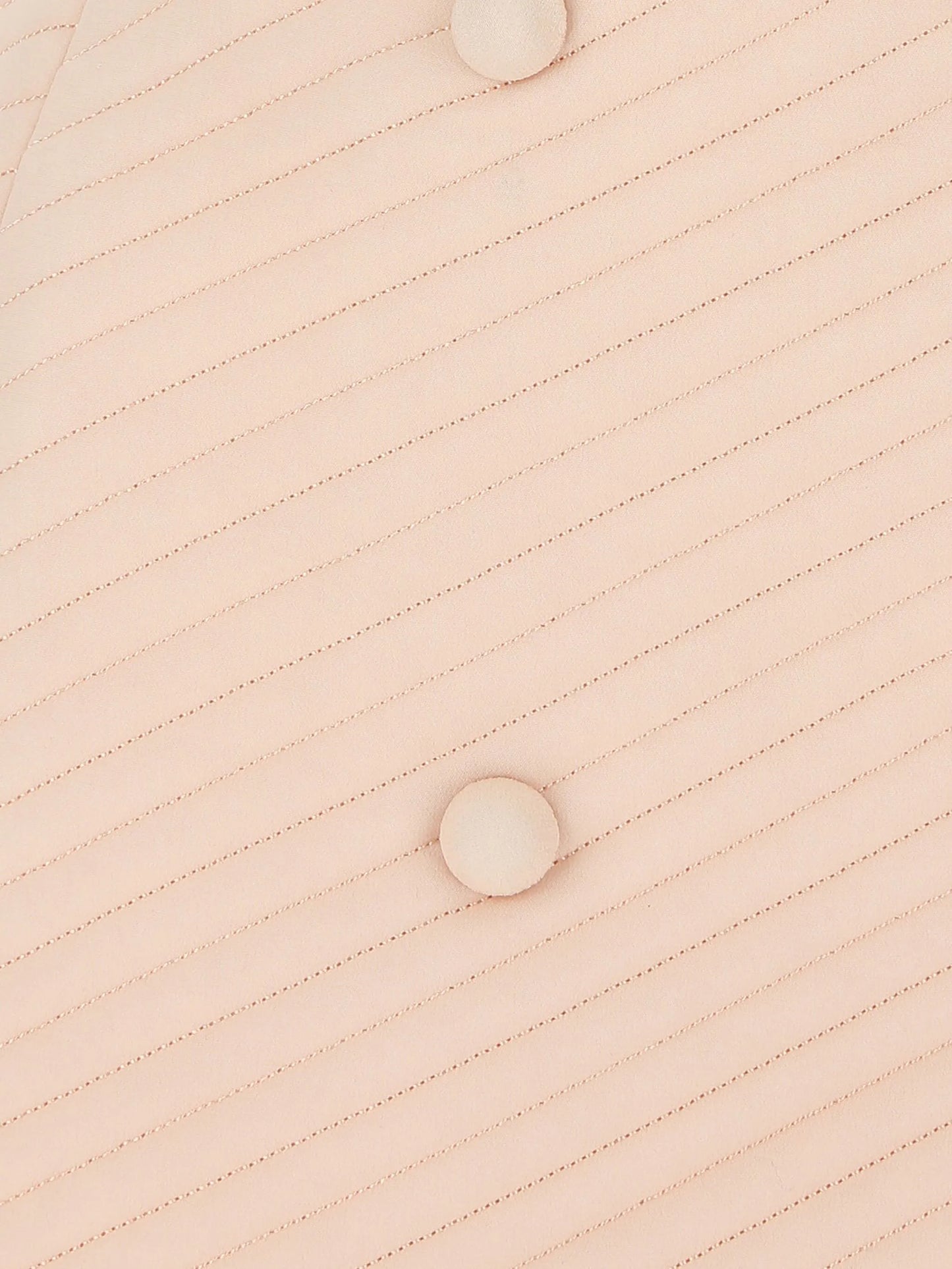double-breasted A-line skirt