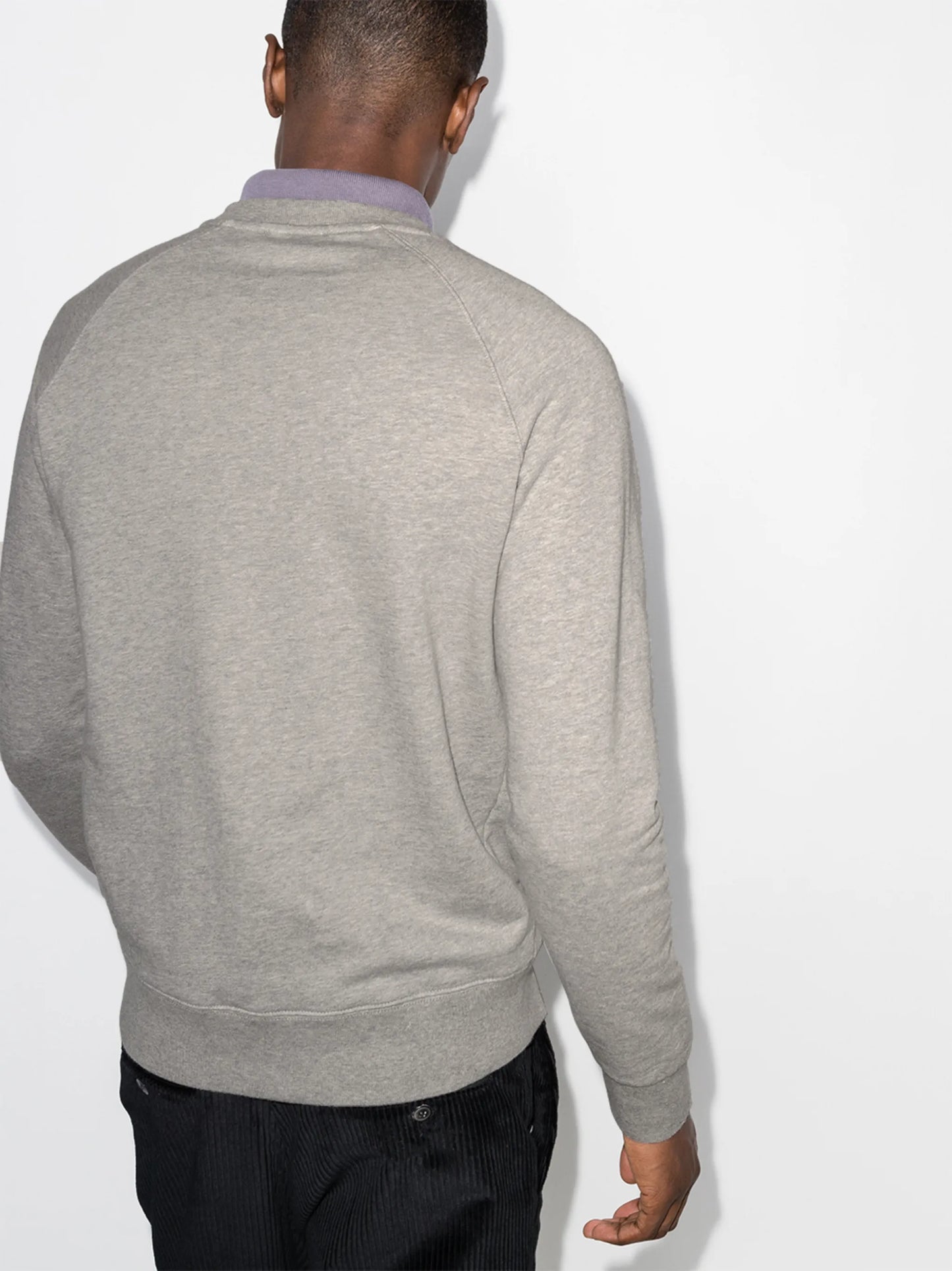 logo print cotton sweatshirt
