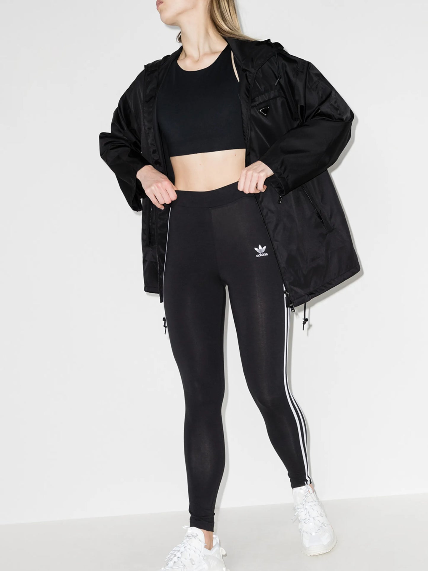 three-stripe detail leggings