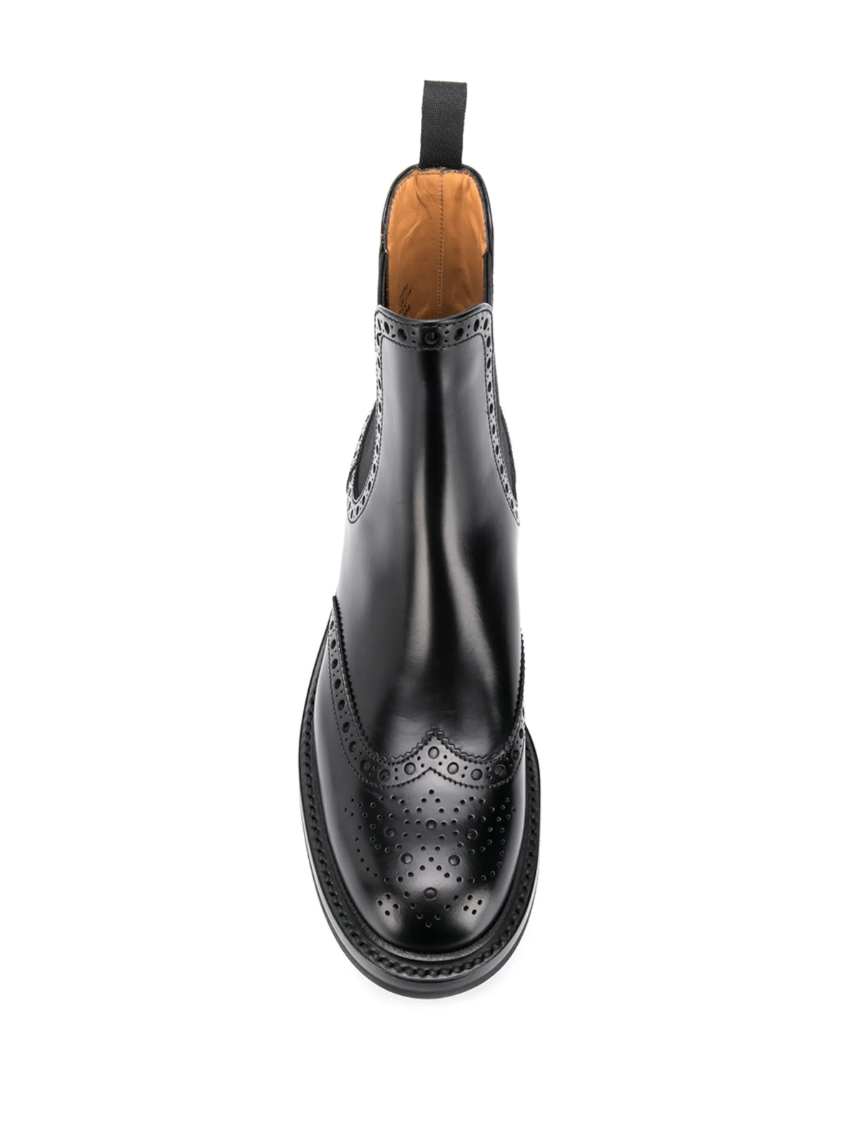 brogue-detail ankle boots