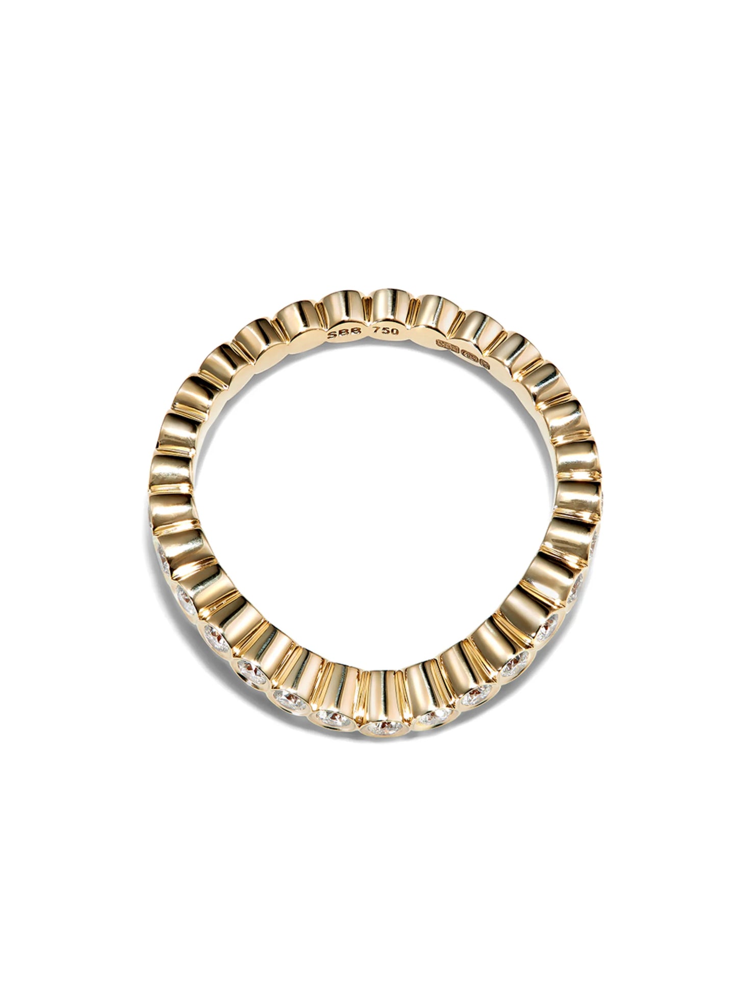 18K yellow gold Grace diamond ring