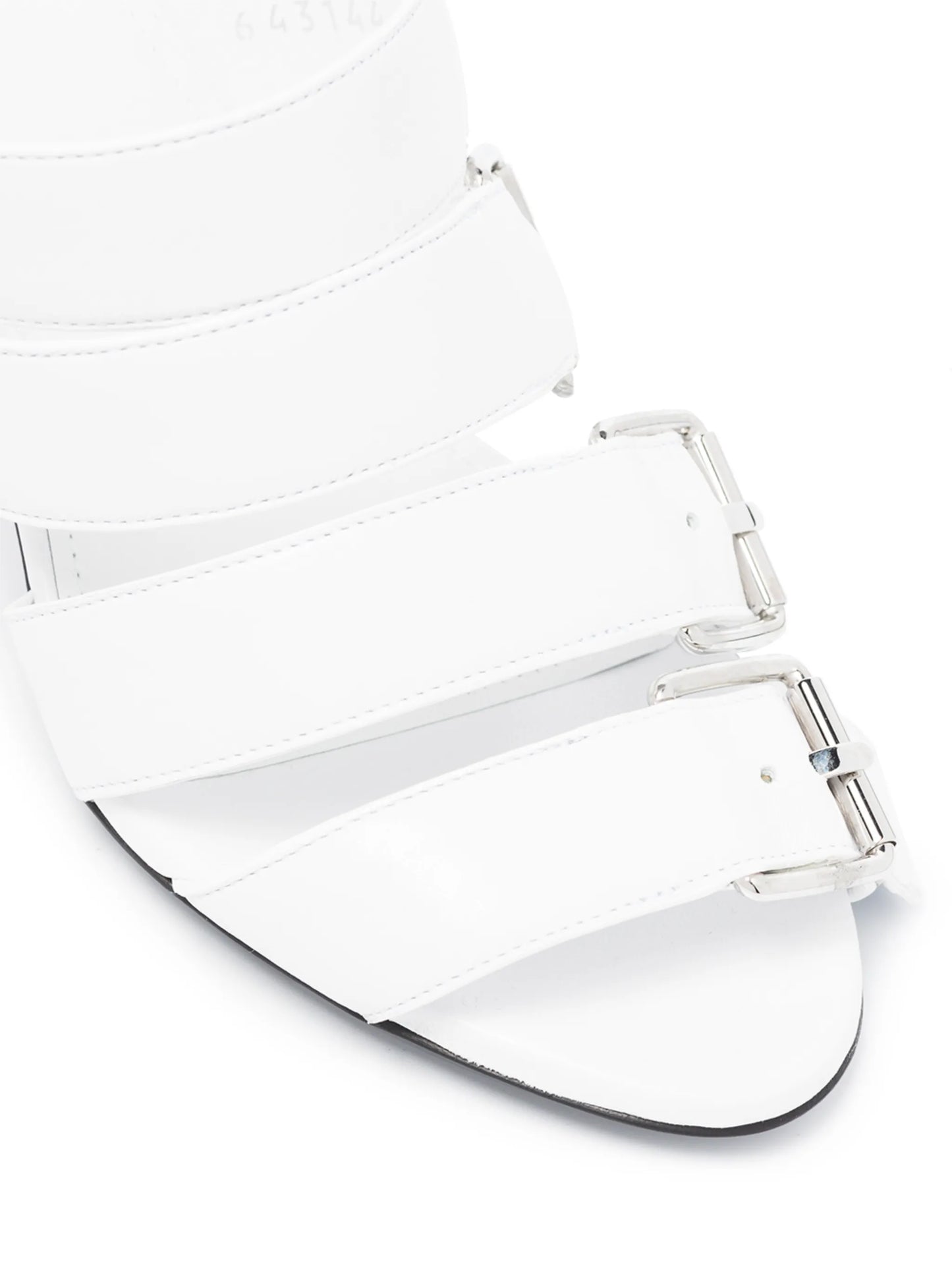 80mm leather mules