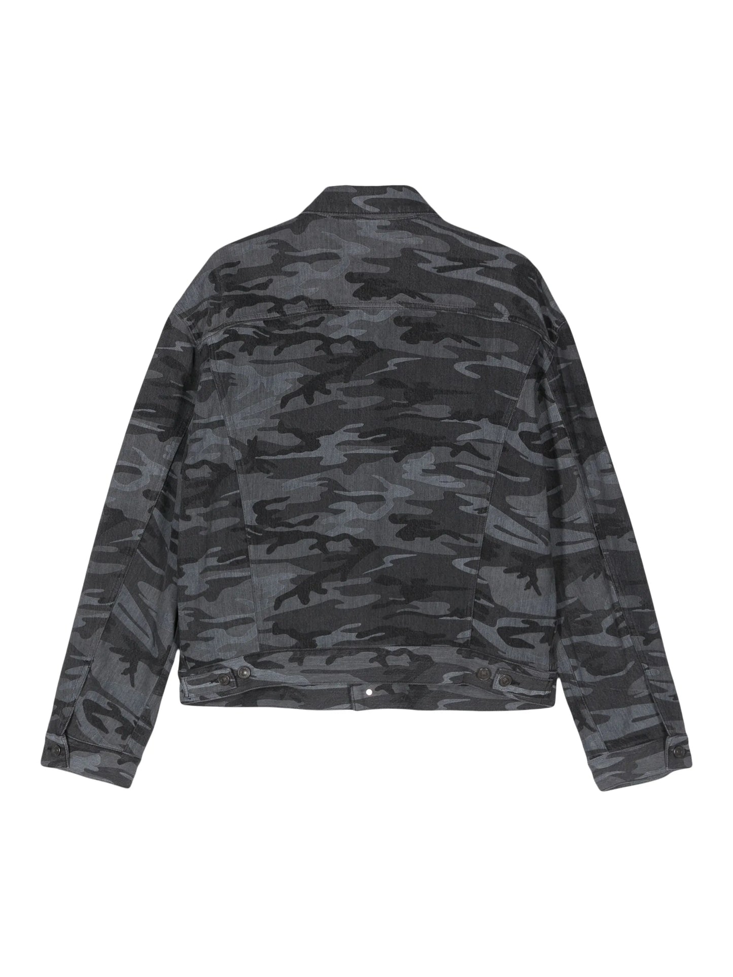 camouflage-print jacket