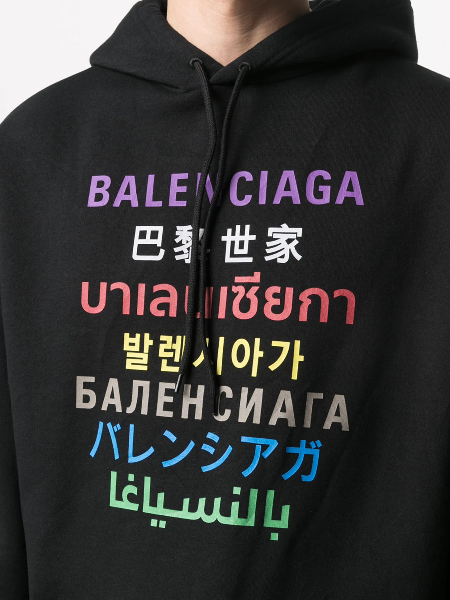 logo-print hoodie