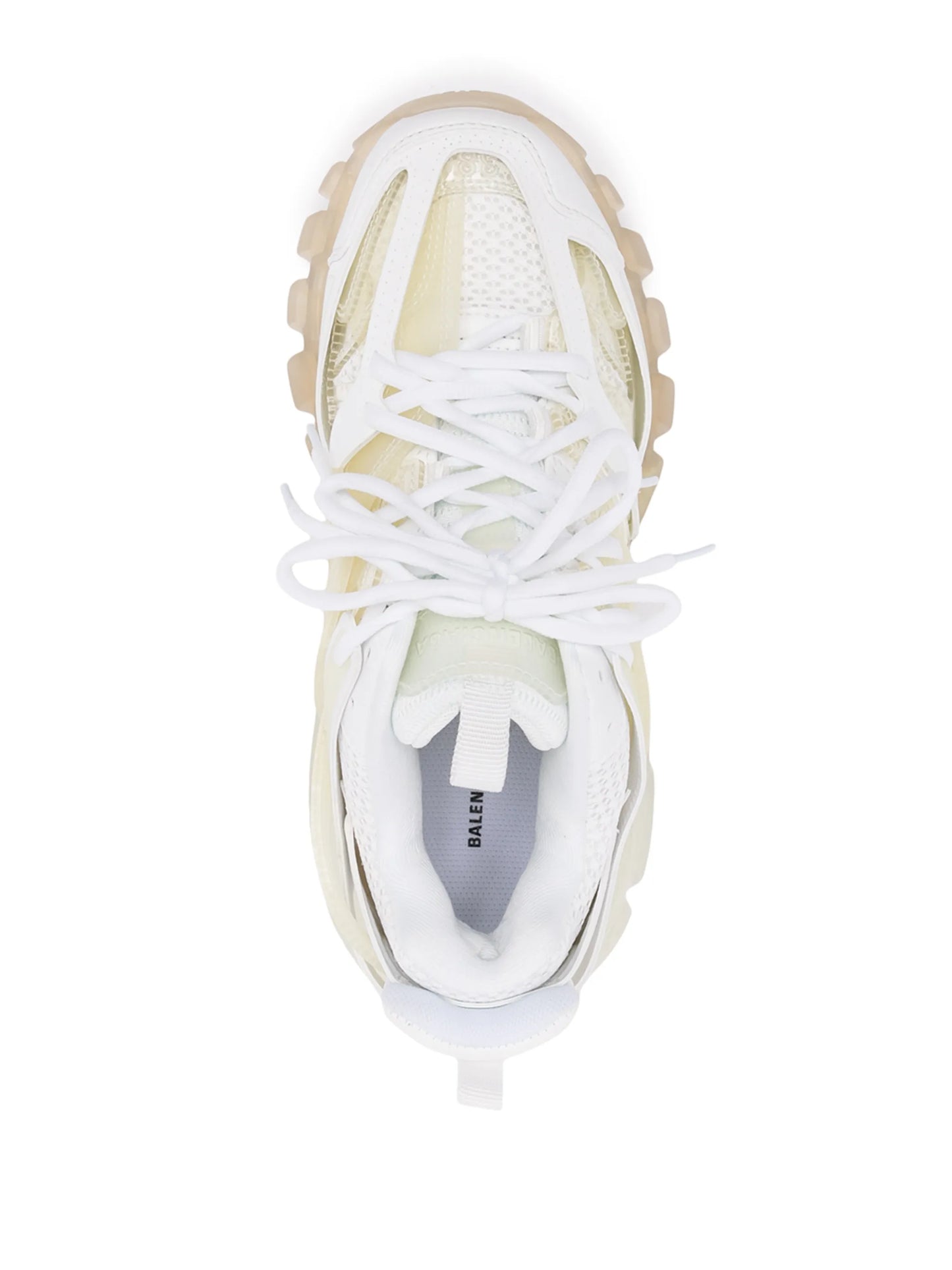 Track clear-sole sneakers