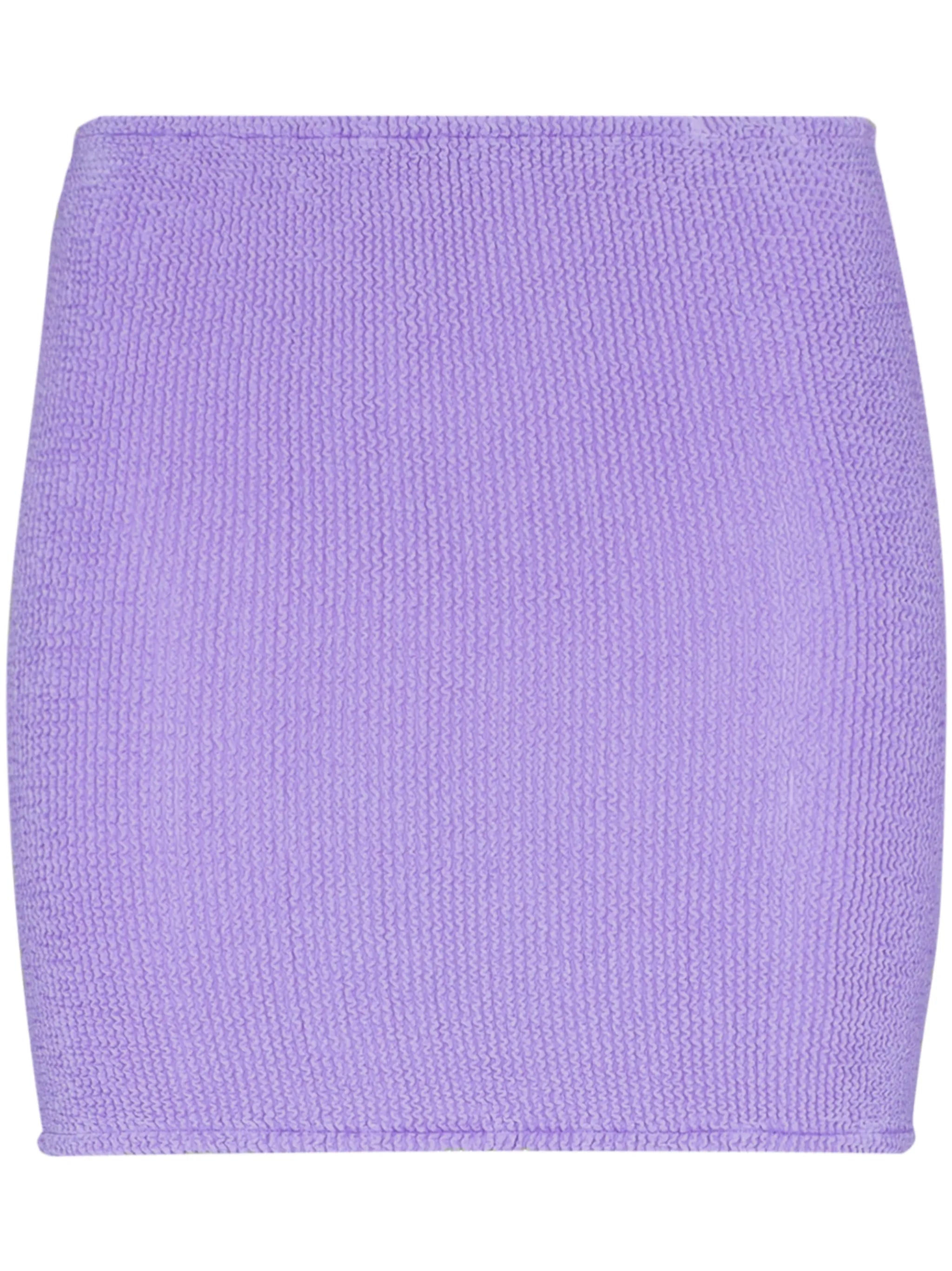fitted knit mini skirt