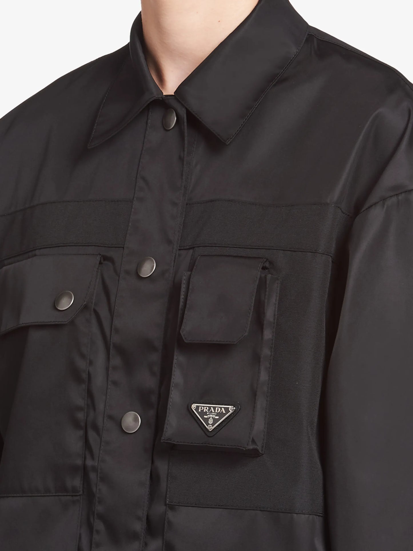 Gabardine blouson jacket