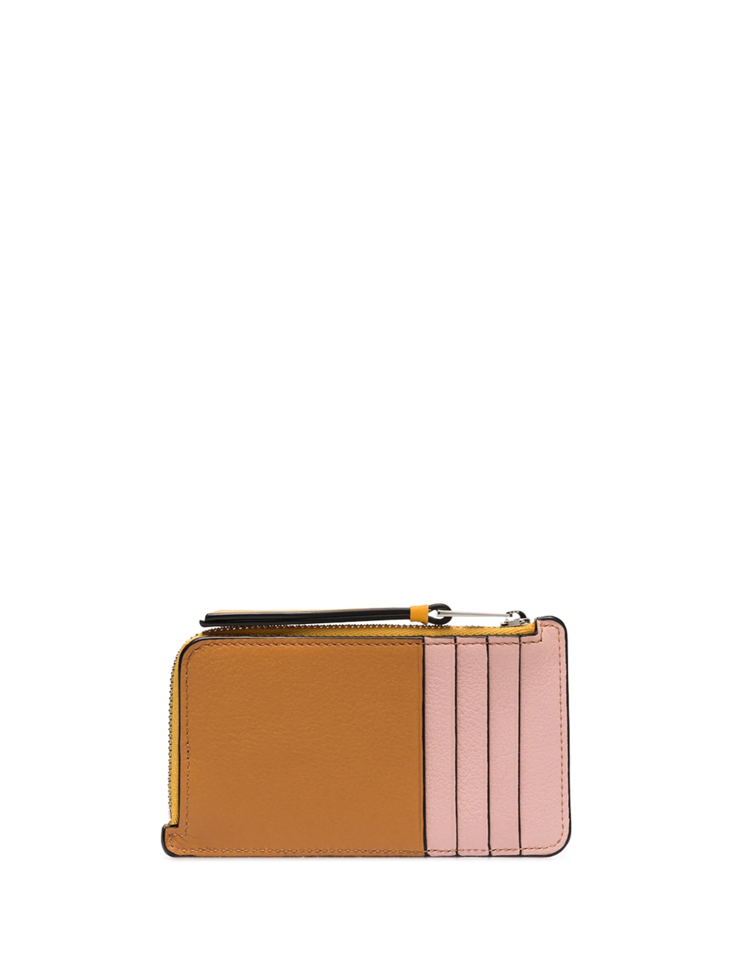 tricolour leather cardholder